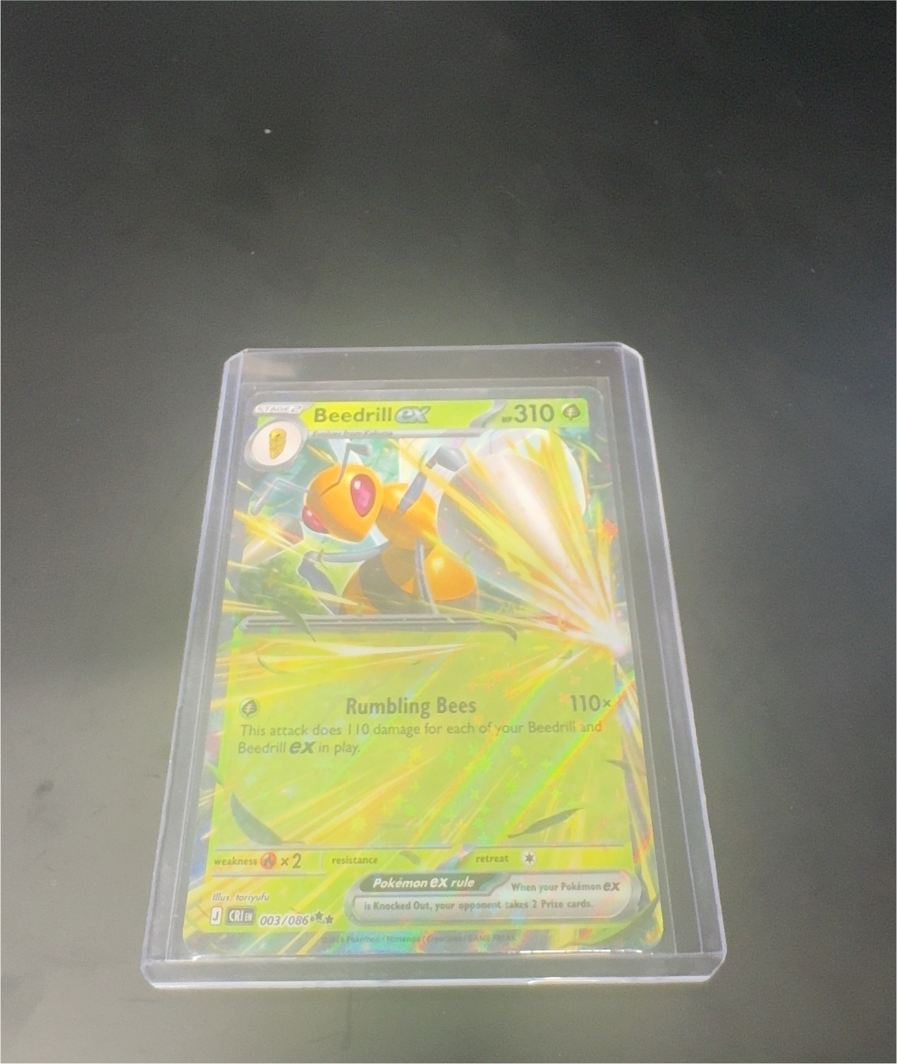 2025 Pokémon #003 Beedrill ex — front