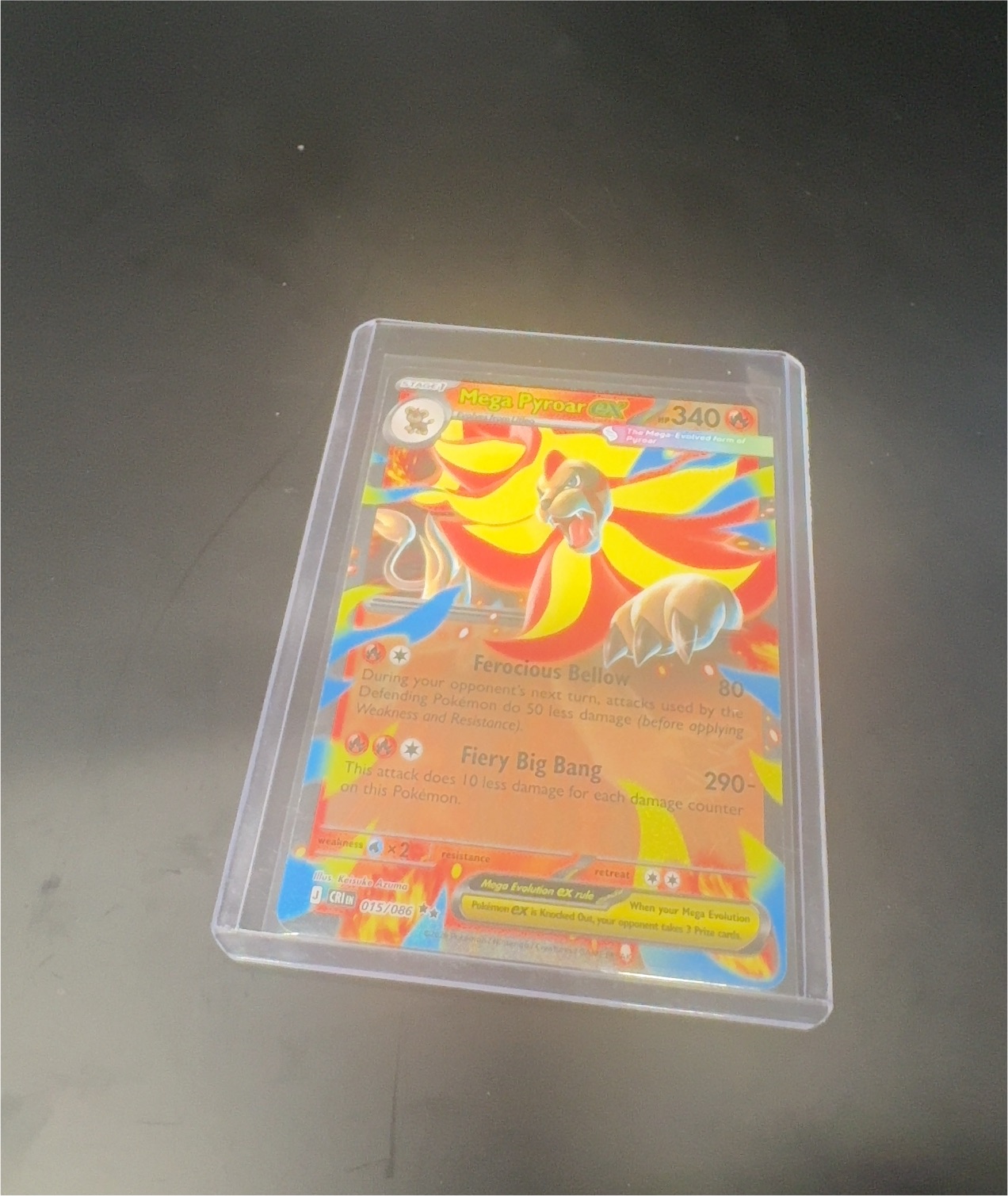 2025 Pokémon Mega Evolution #015 Mega Pyroar ex — front