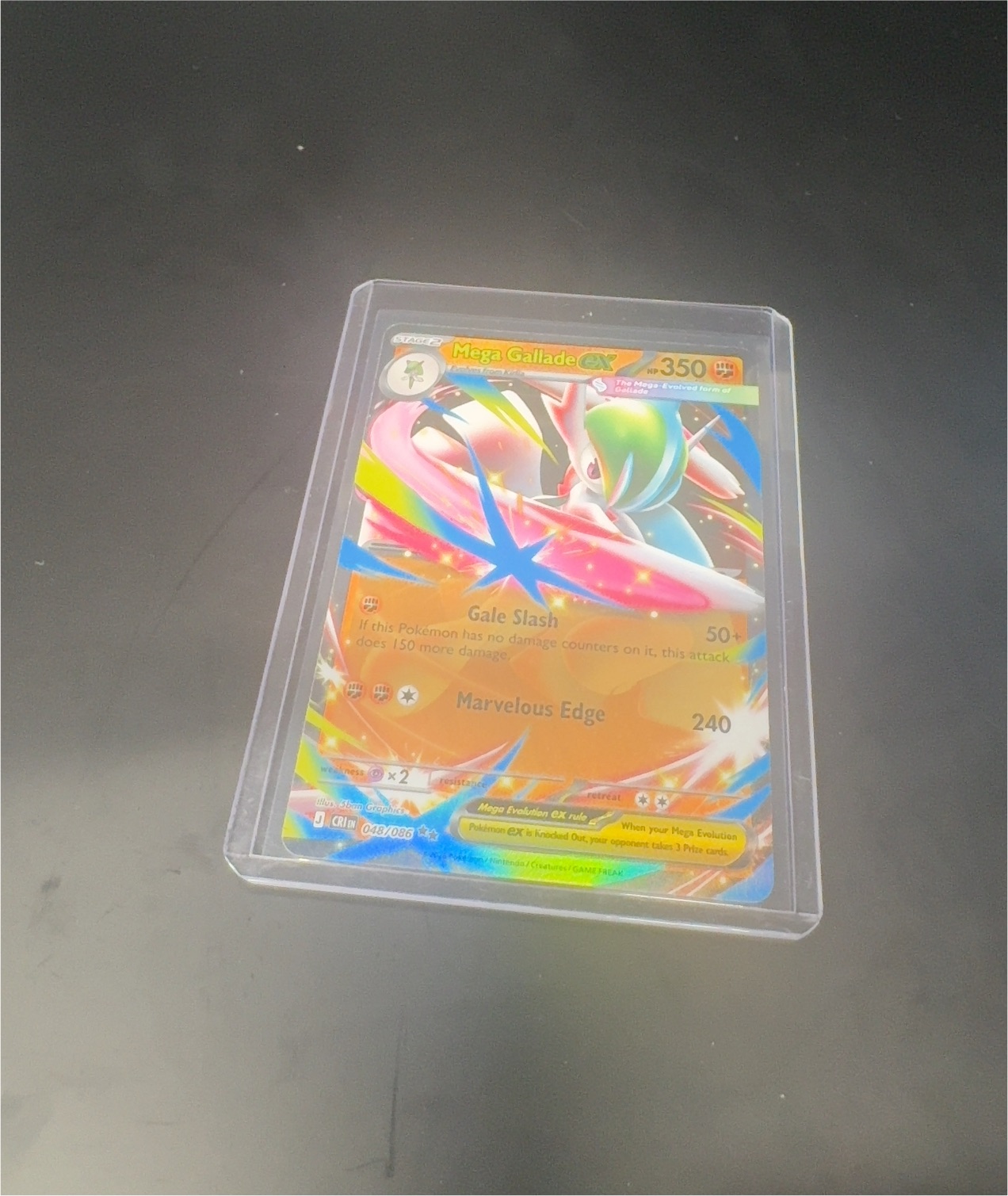 2025 Pokémon Mega Evolution #048 Mega Gallade ex — front