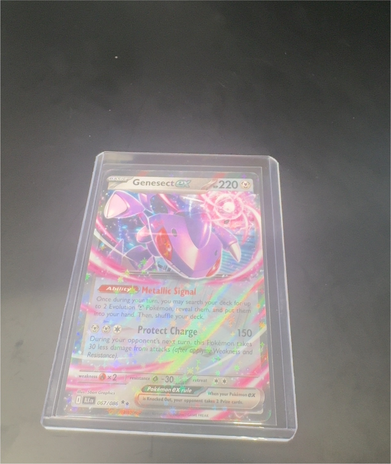 2025 Pokémon Black Bolt #067 Genesect ex — front