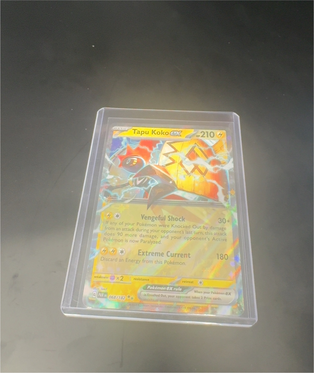 2023 Pokémon Paradox Rift #068 Tapu Koko ex — front