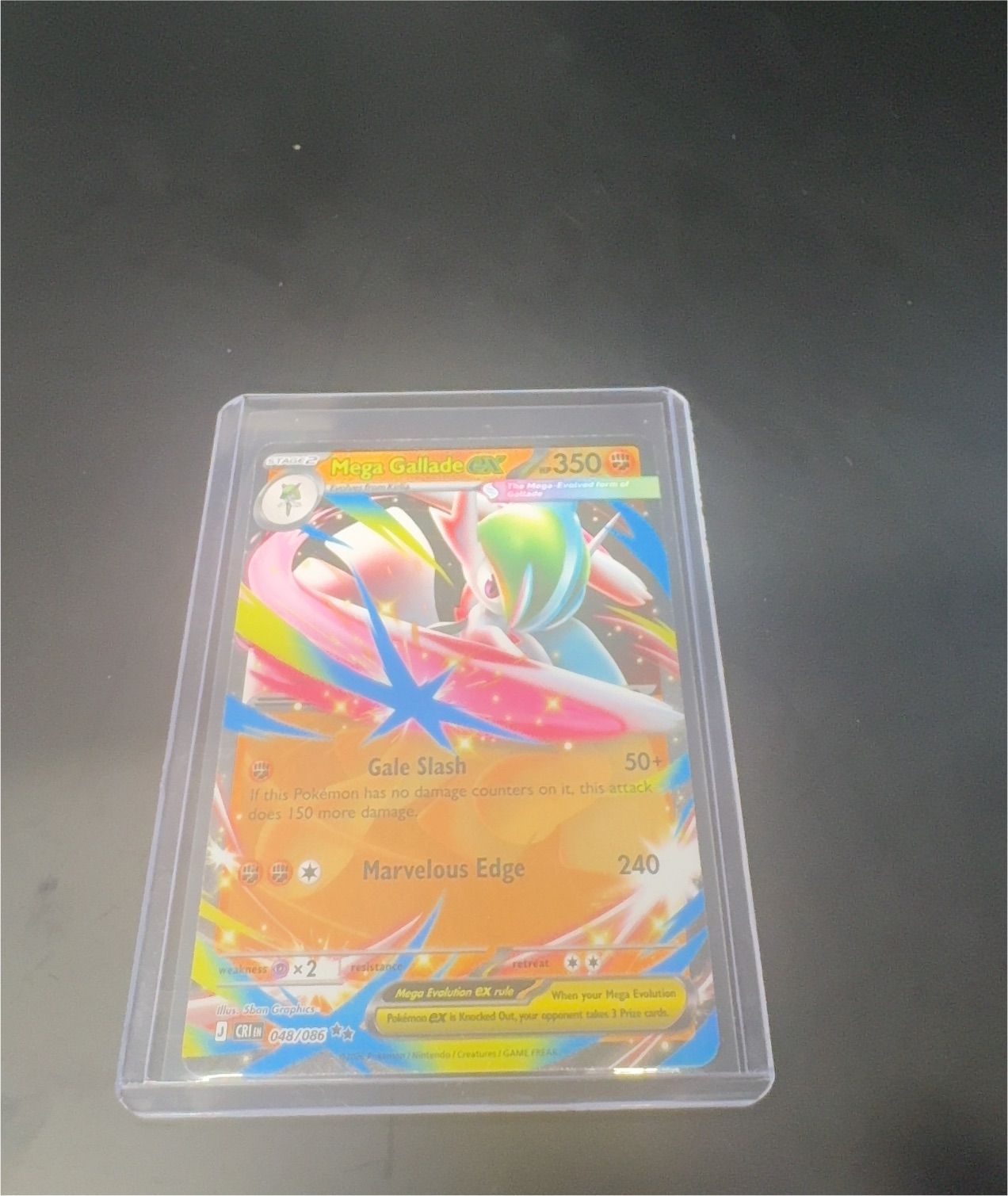 2025 Pokémon Mega Evolution #048 Mega Gallade ex — front