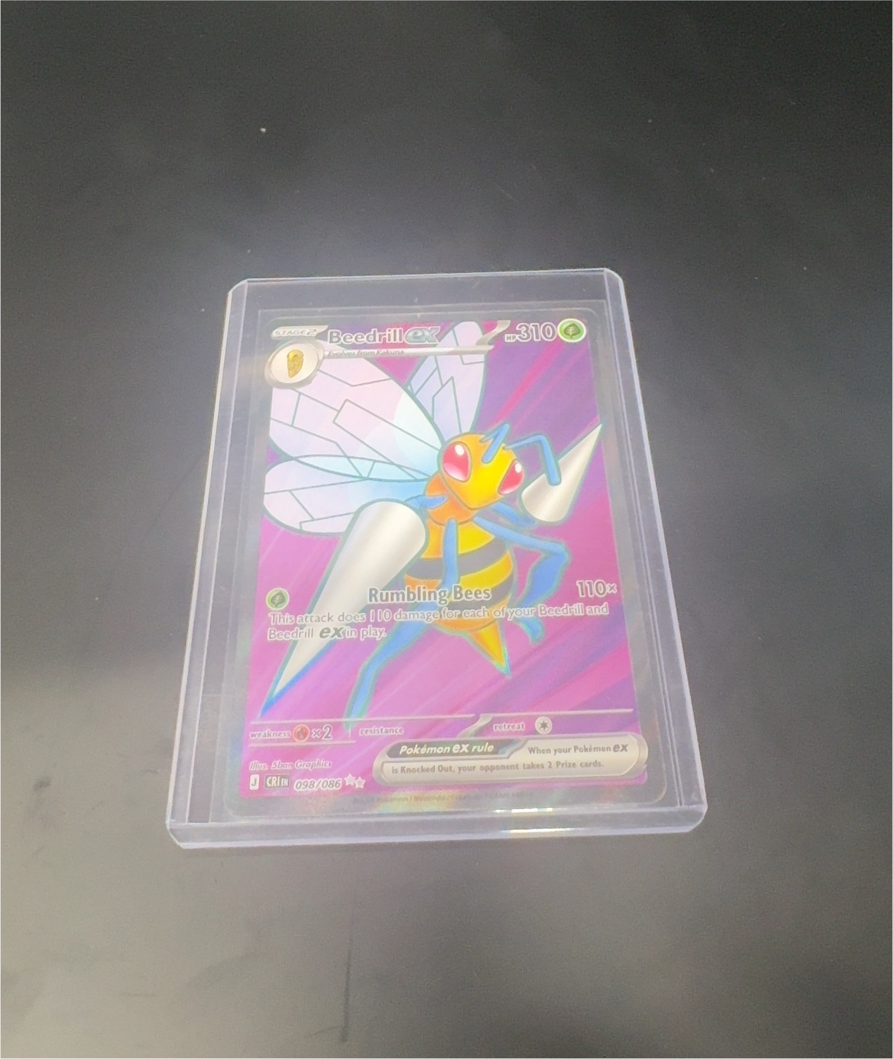2025 Pokémon #098 Beedrill ex — front