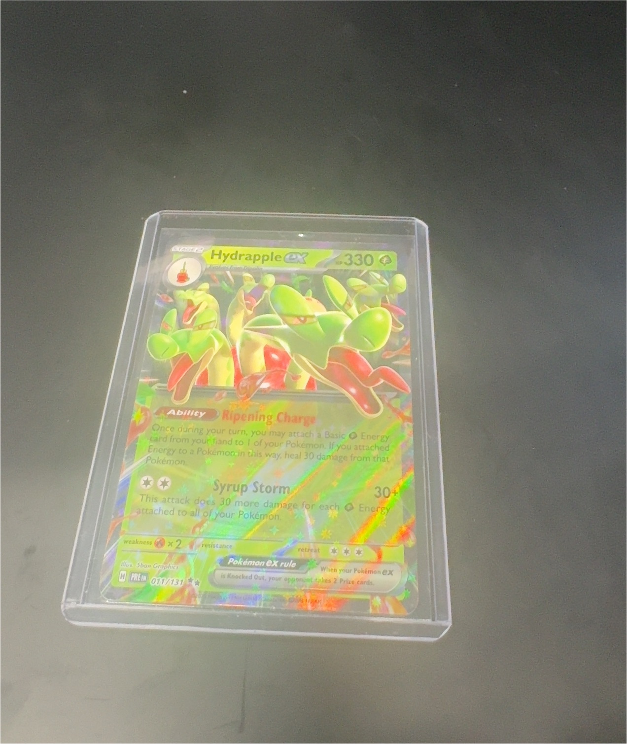 2025 Pokémon Prismatic Evolutions #001 Hydrapple ex — front