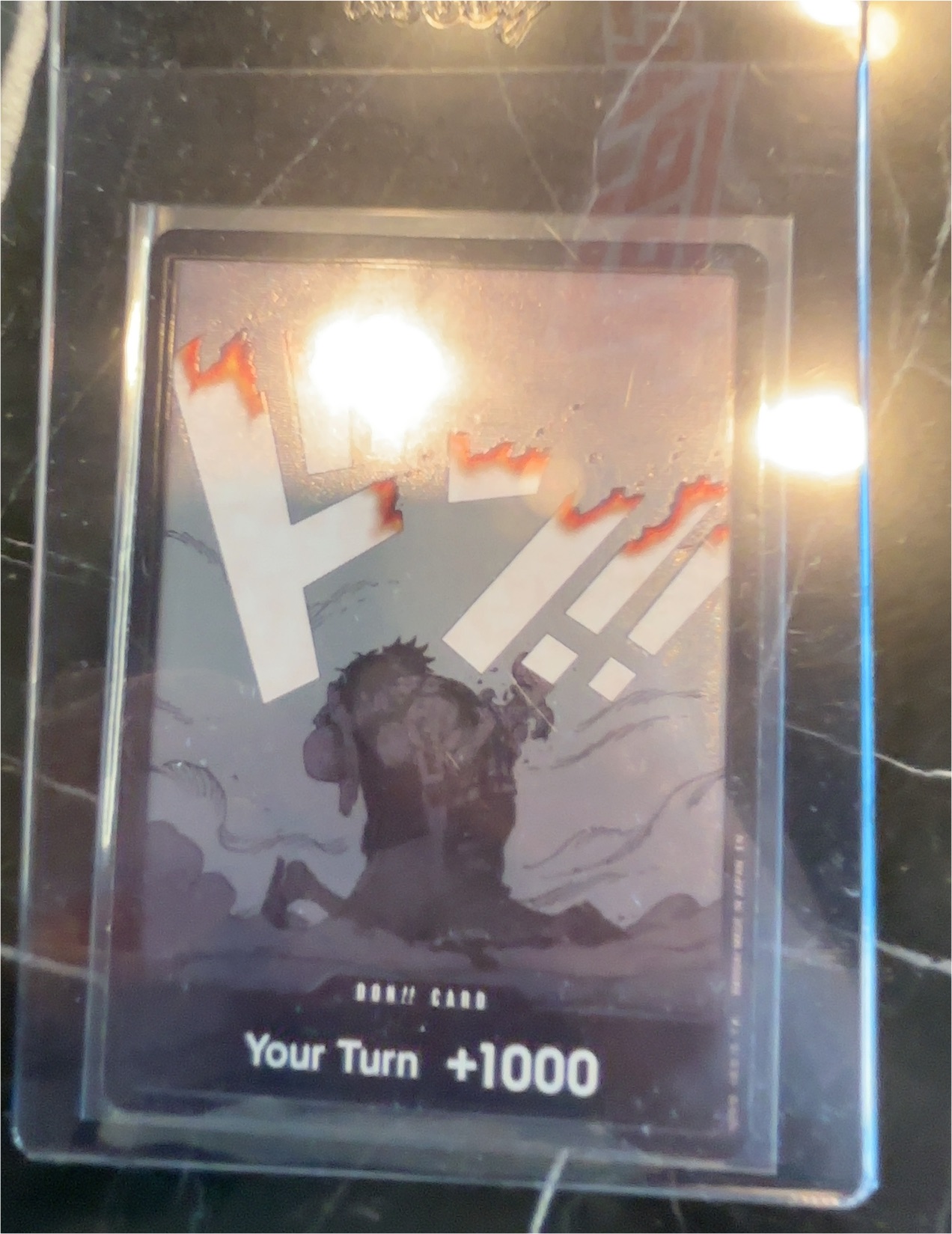 Bonus Card Your Turn +1000 — front