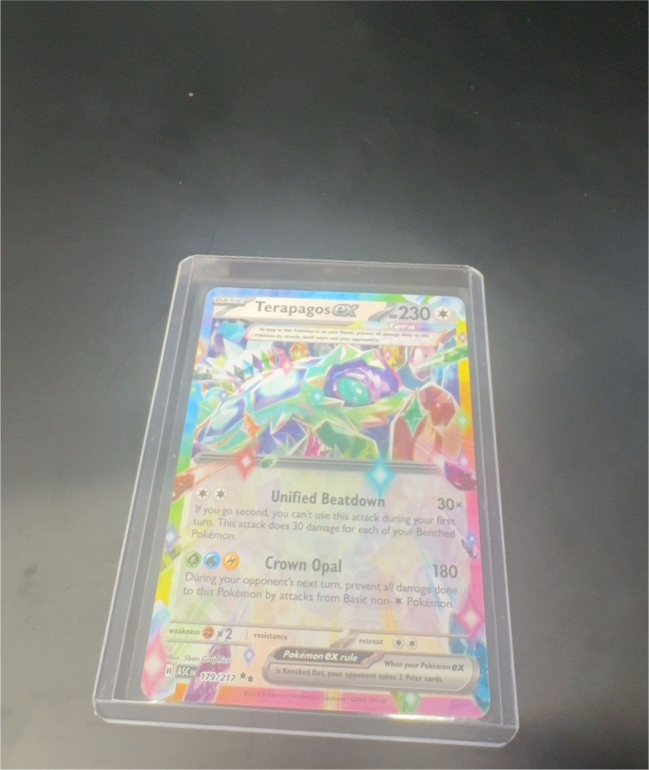2026 Pokémon Ascended Heroes #179 Terapagos ex — front