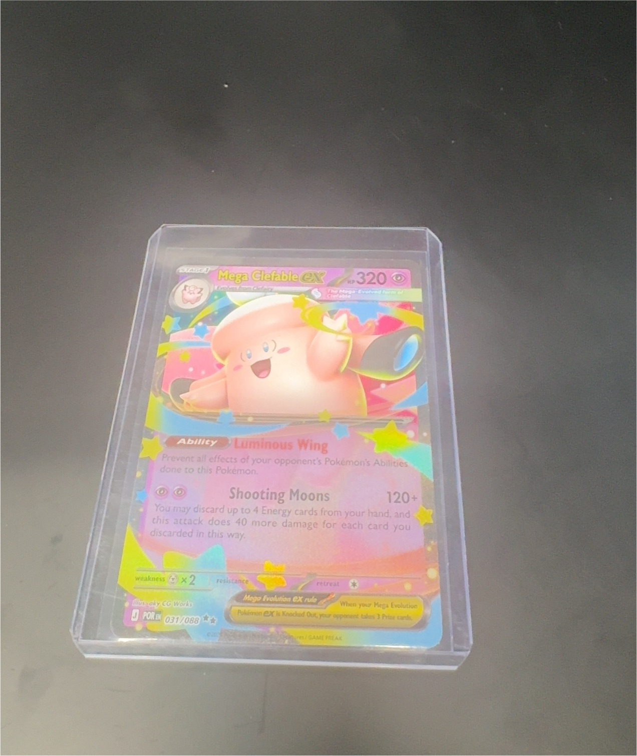 2025 Pokémon #031 Mega Clefable ex — front