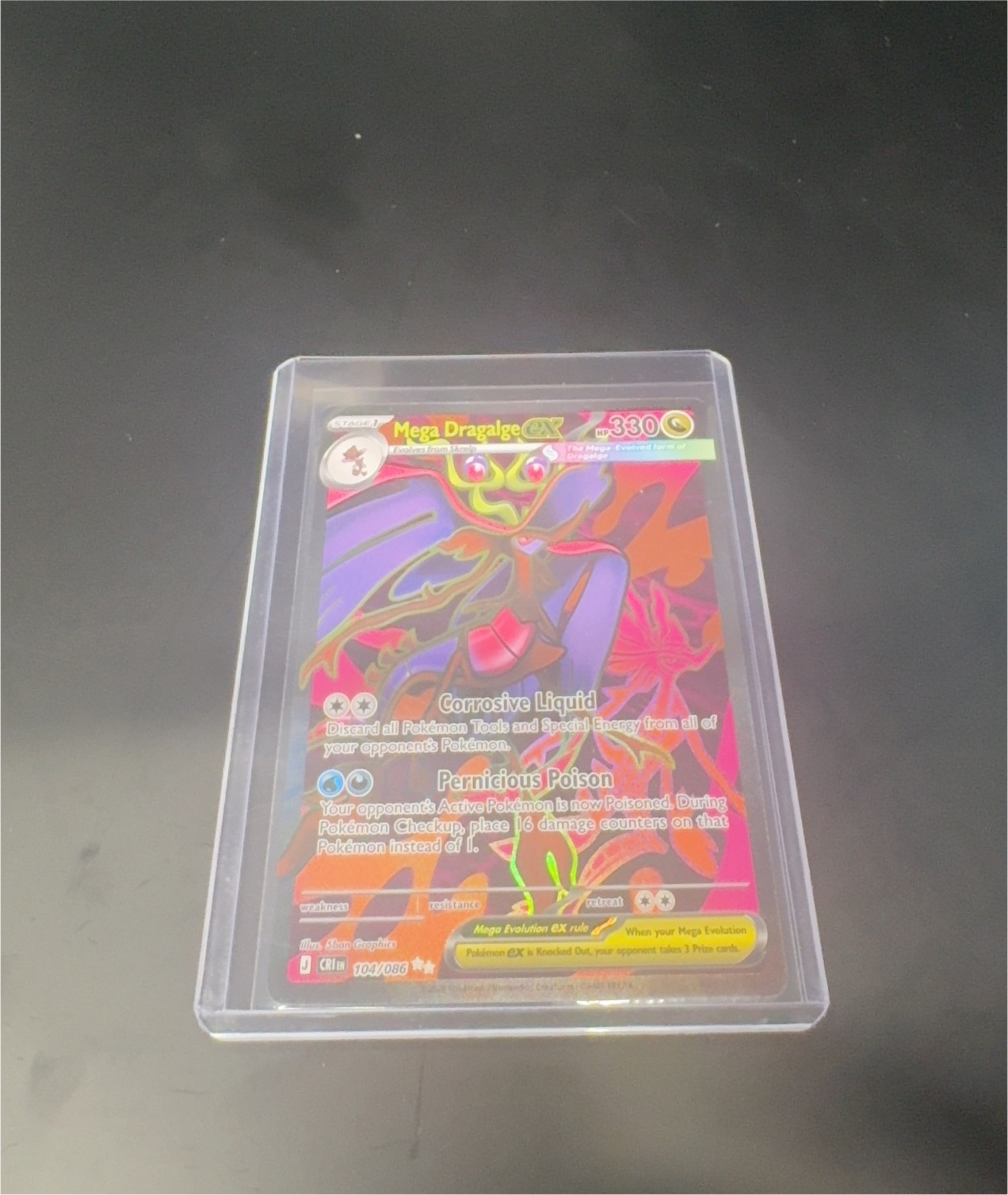 2026 Pokémon #104 Mega Dragalge ex — front
