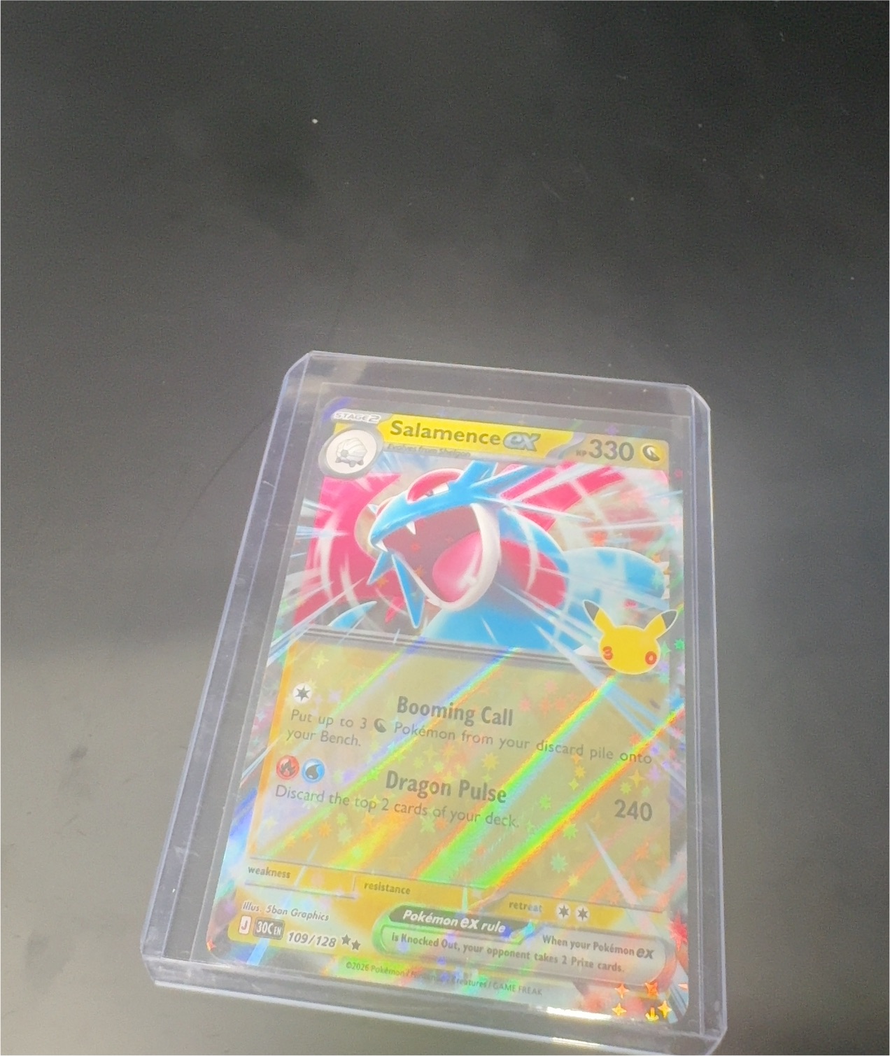 2026 Pokémon Mega Evolution—Perfect Order #109 Salamence ex — front