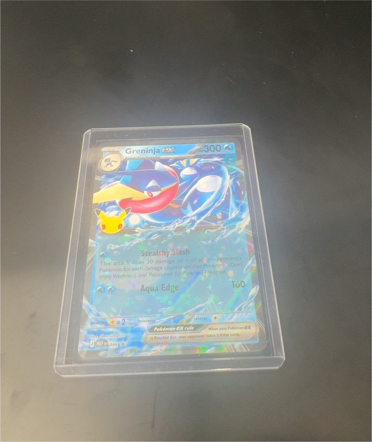 2025 Pokémon Mega Evolution #099 Greninja ex — front