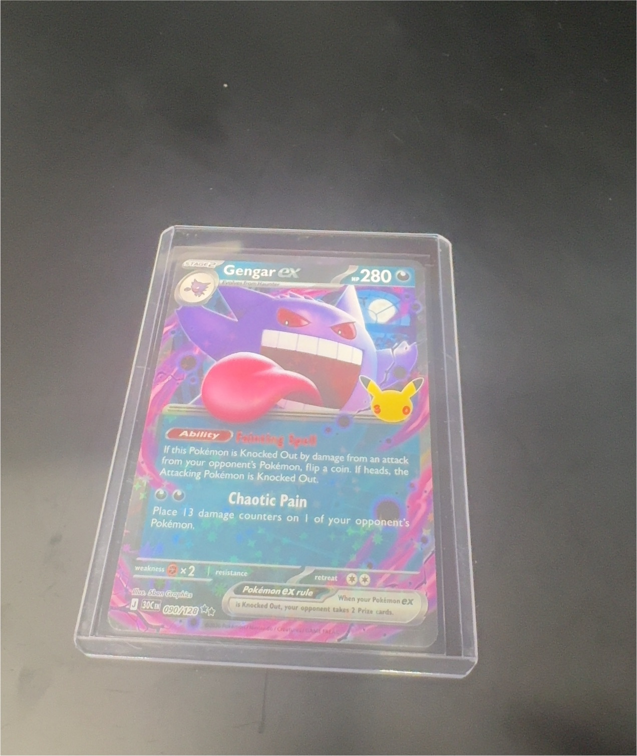 2025 Pokémon Mega Evolution—Phantasmal Flames #090 Gengar ex — front