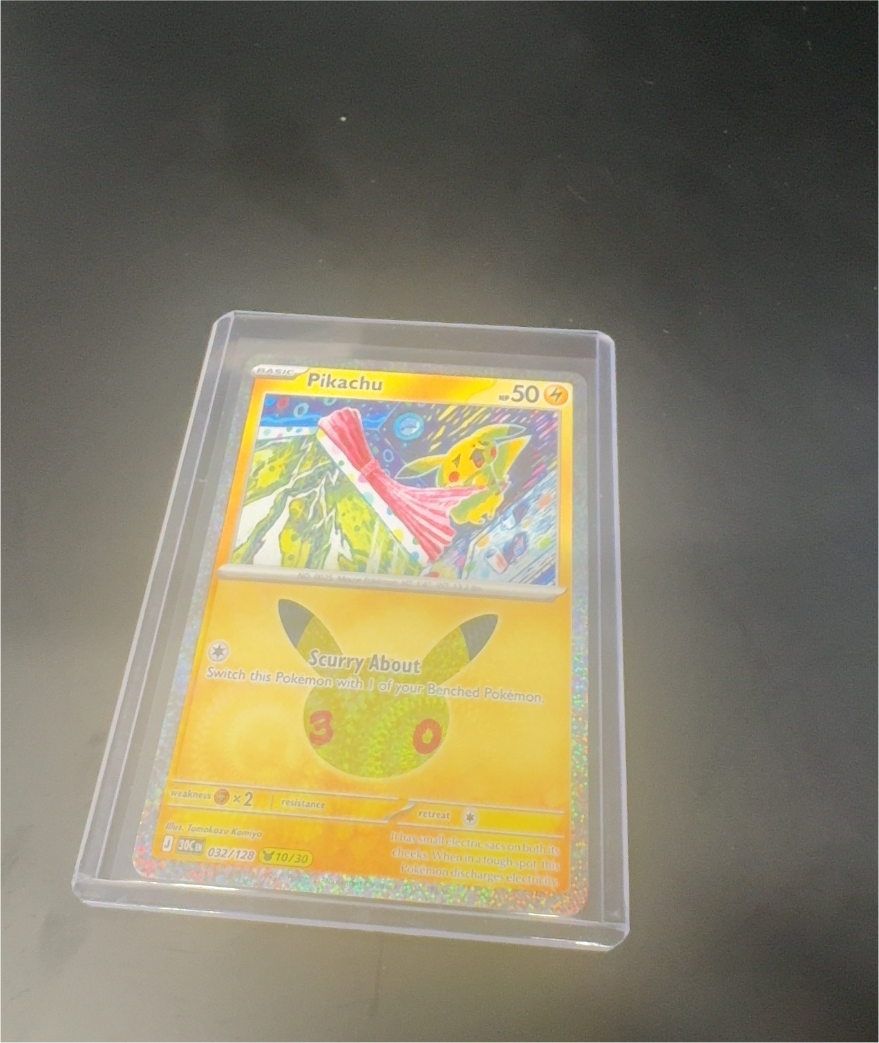 2026 Pokémon 30th Anniversary Collection #032 Pikachu — front