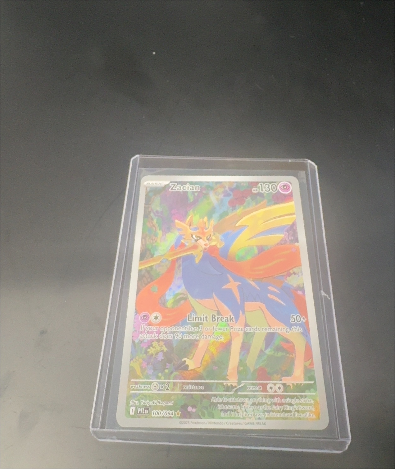 2025 Pokémon Phantasmal Flames #100 Zacian — front