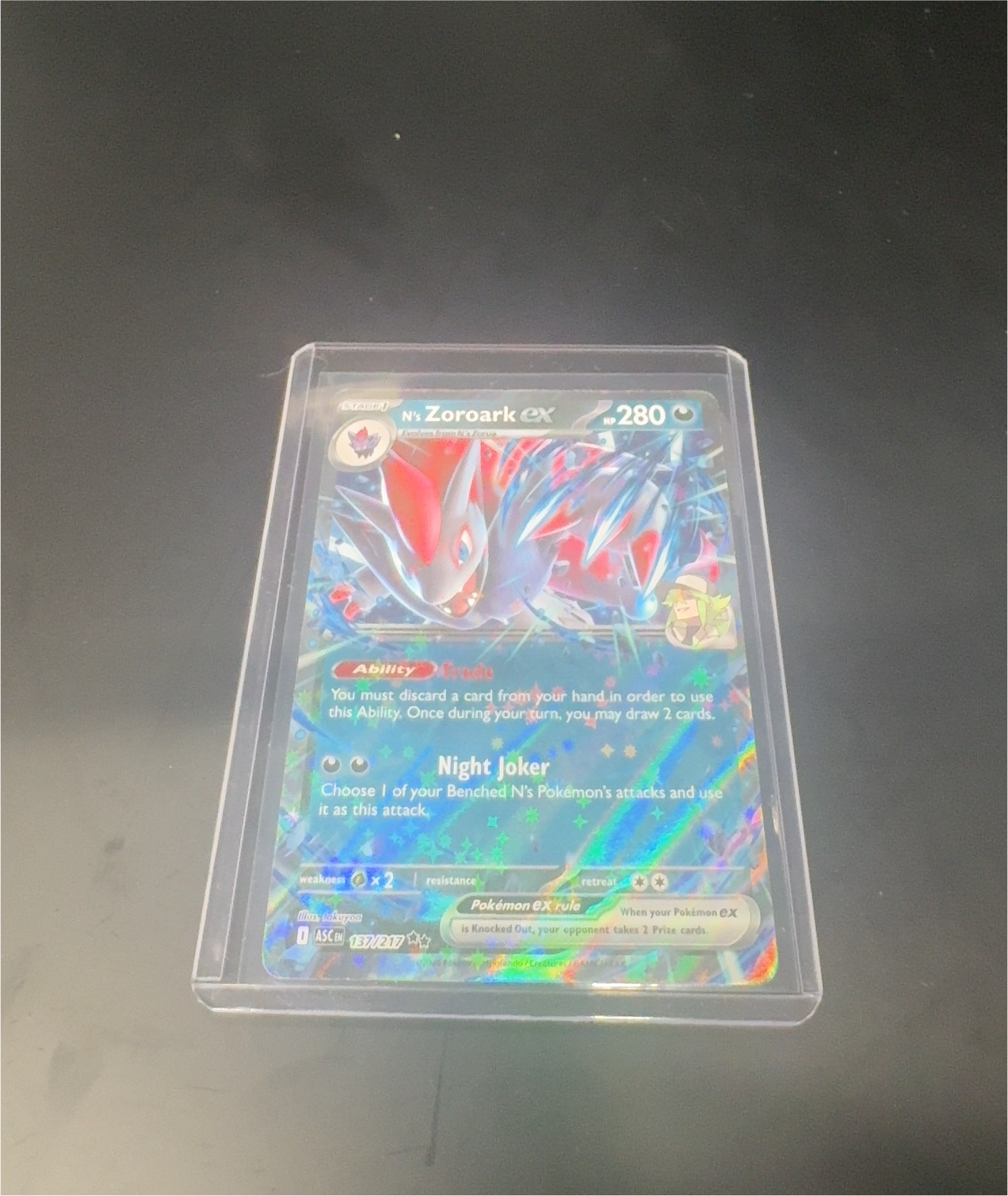 2025 Pokémon #185 N's Zoroark ex — front