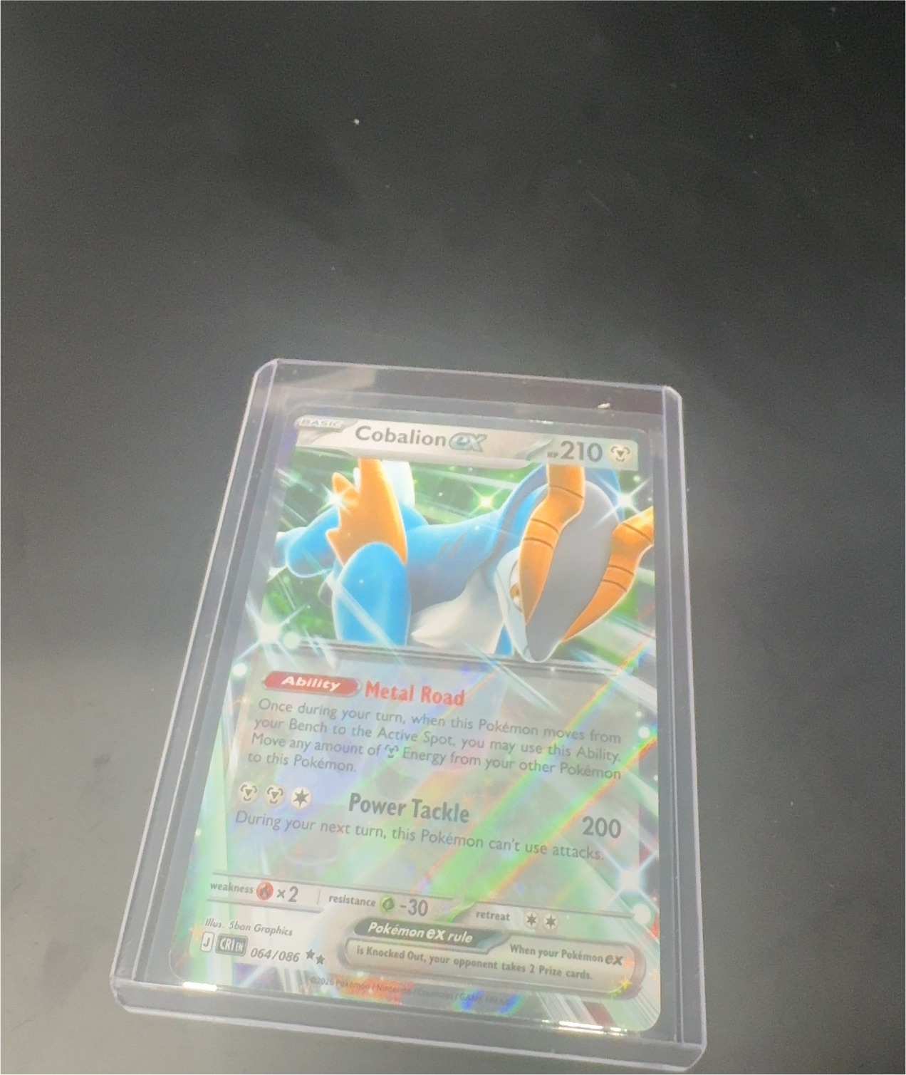 2025 Pokémon #064 Cobalion ex — front