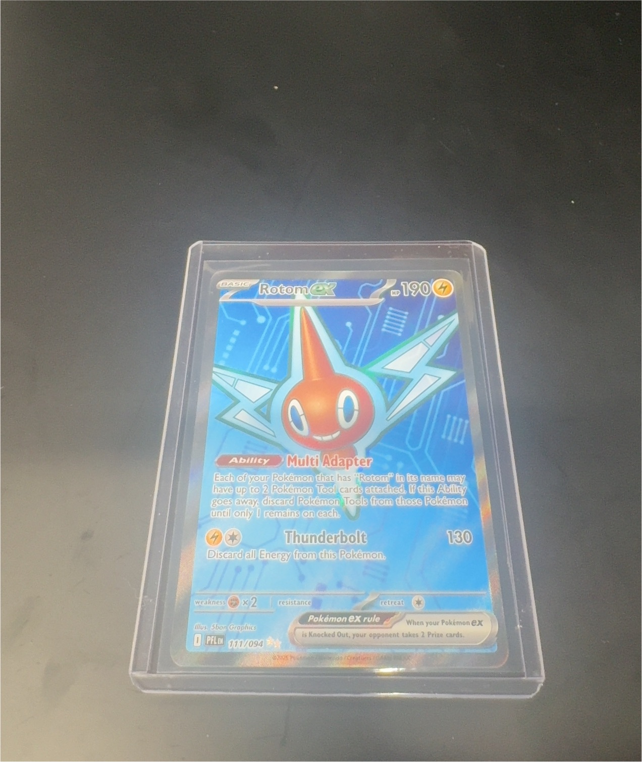 2025 Pokémon Phantasmal Flames #110 Rotom ex — front