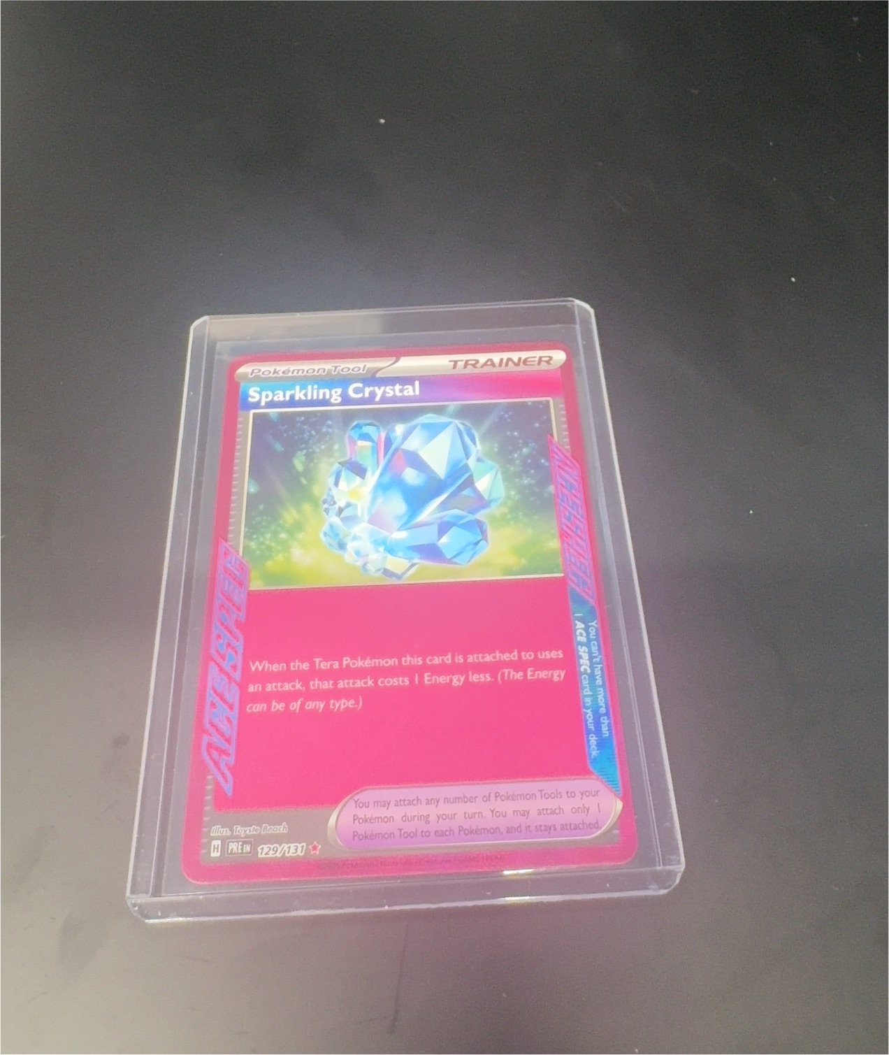 2025 Pokémon #129 Sparkling Crystal — front