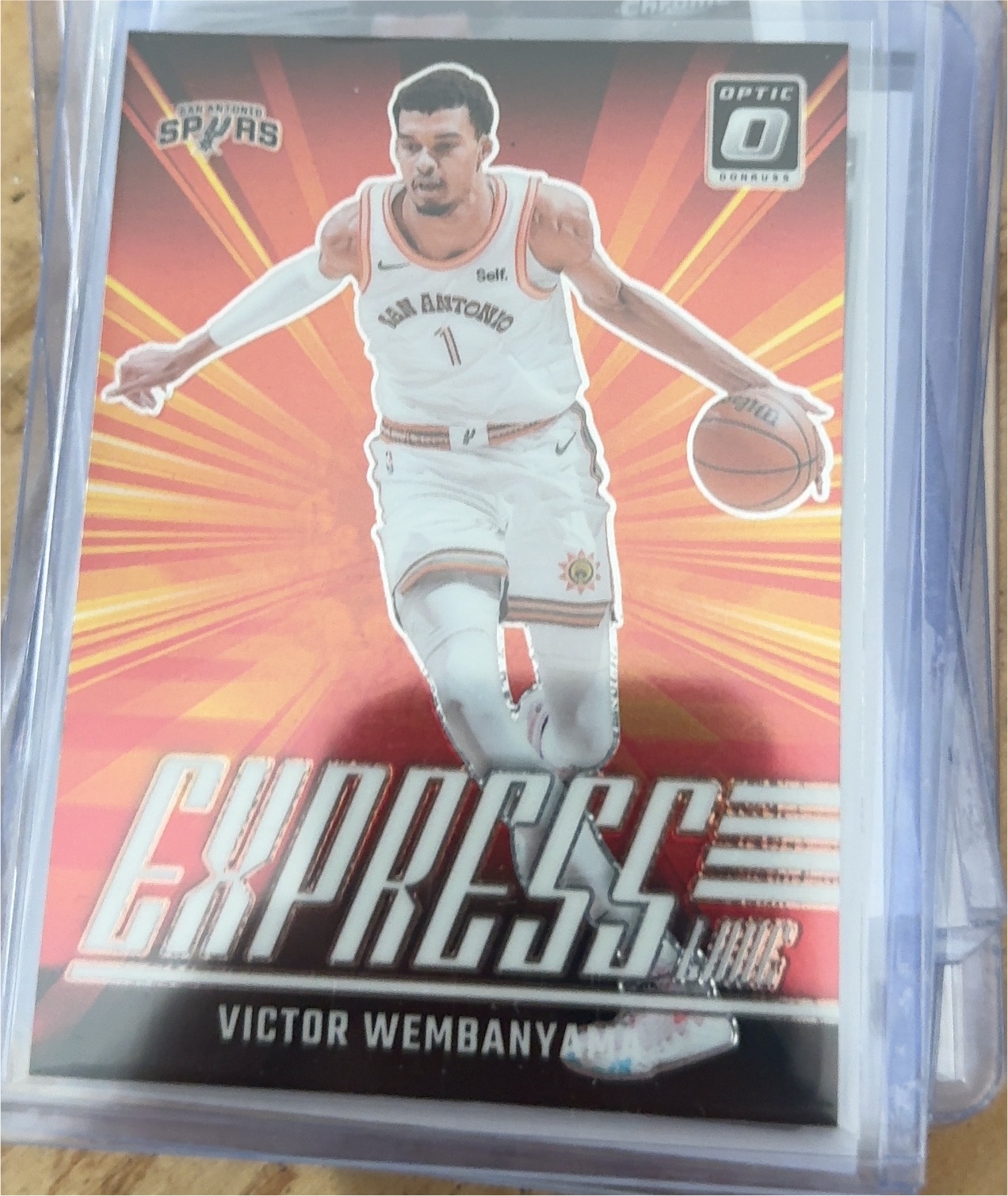 2023 Donruss Optic Express Lane #12 Victor Wembanyama — front