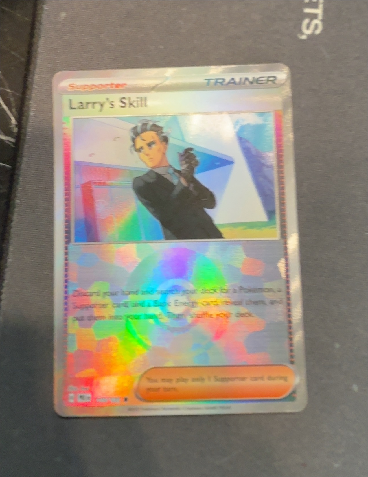 2025 Pokémon #198 Larry's Skill — front