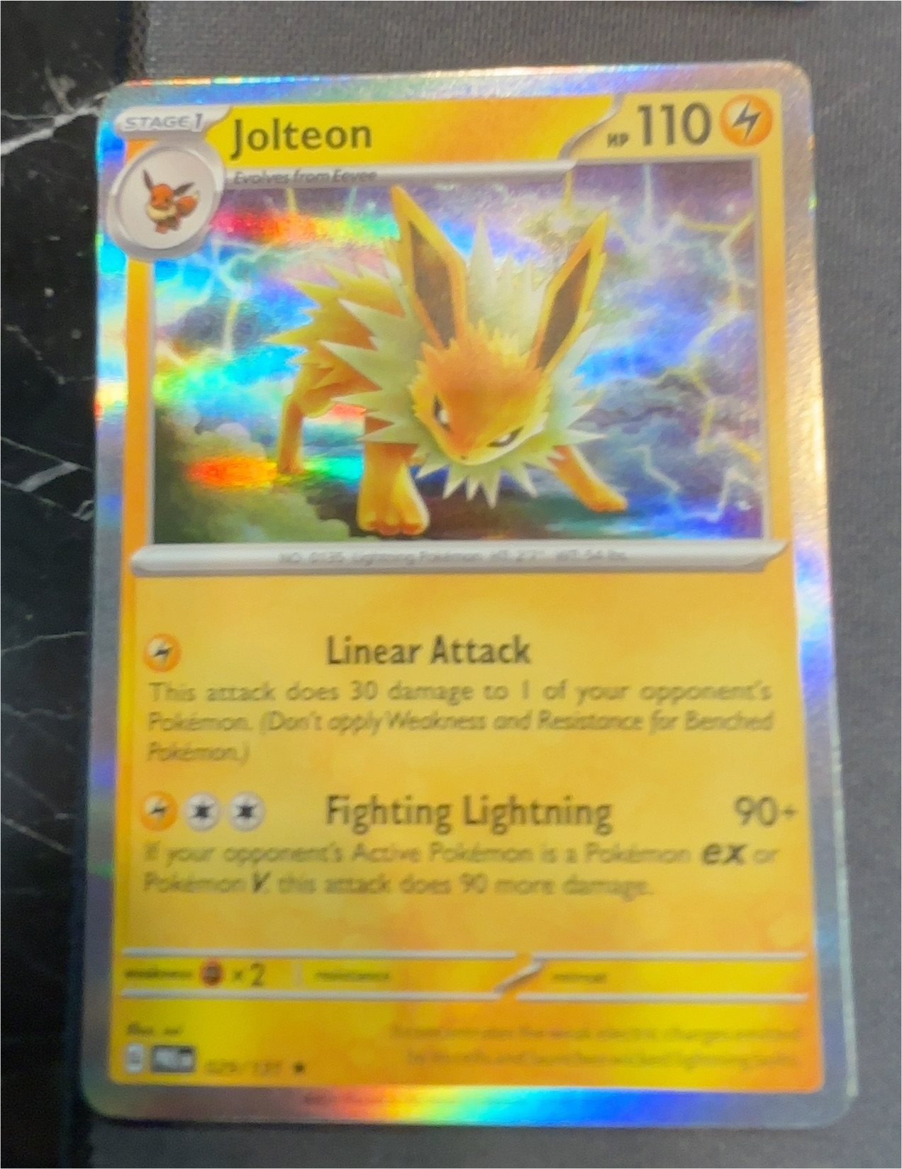 2019 Pokémon Unified Minds #68 Jolteon — front