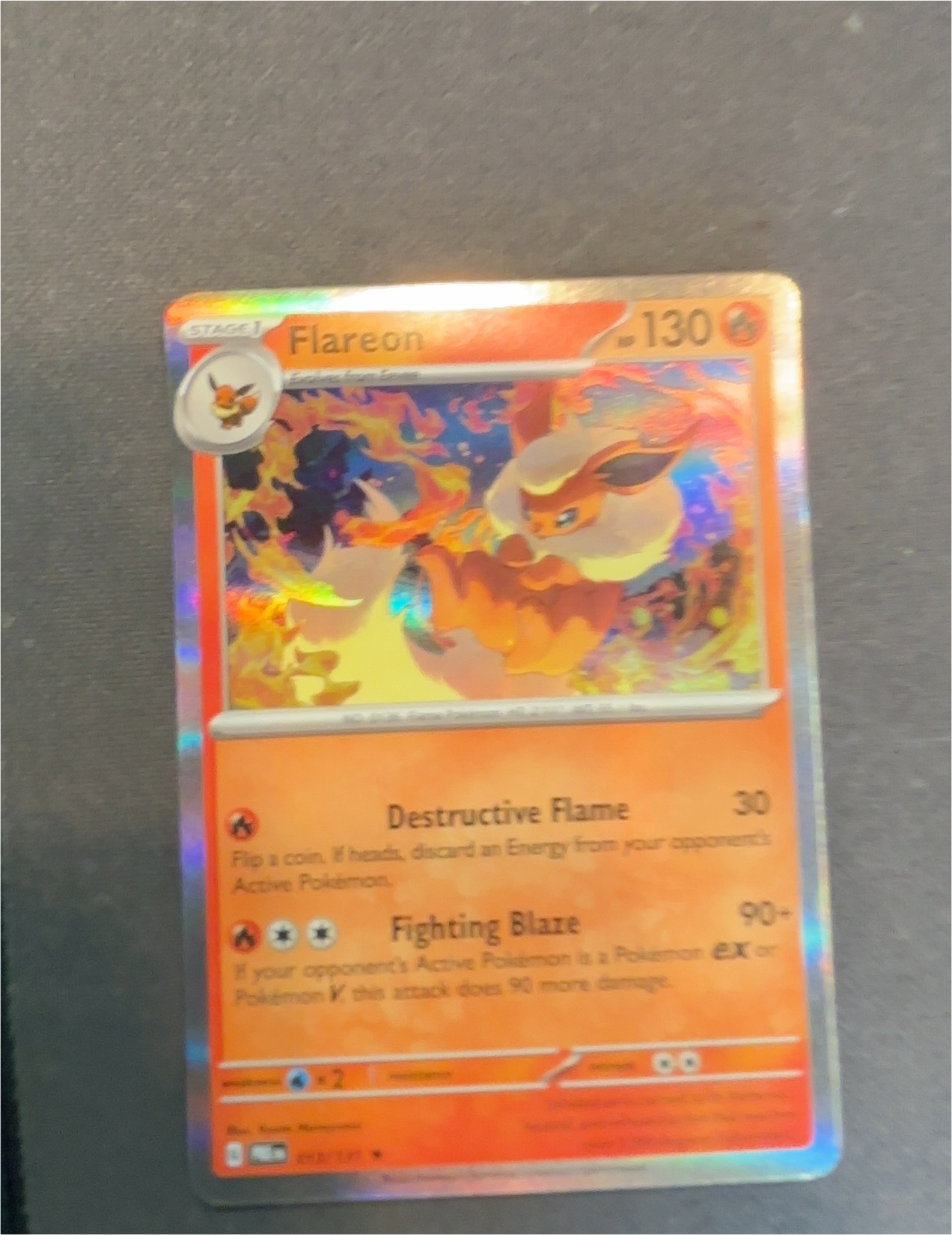 2024 Pokémon Stellar Crown #26 Flareon — front