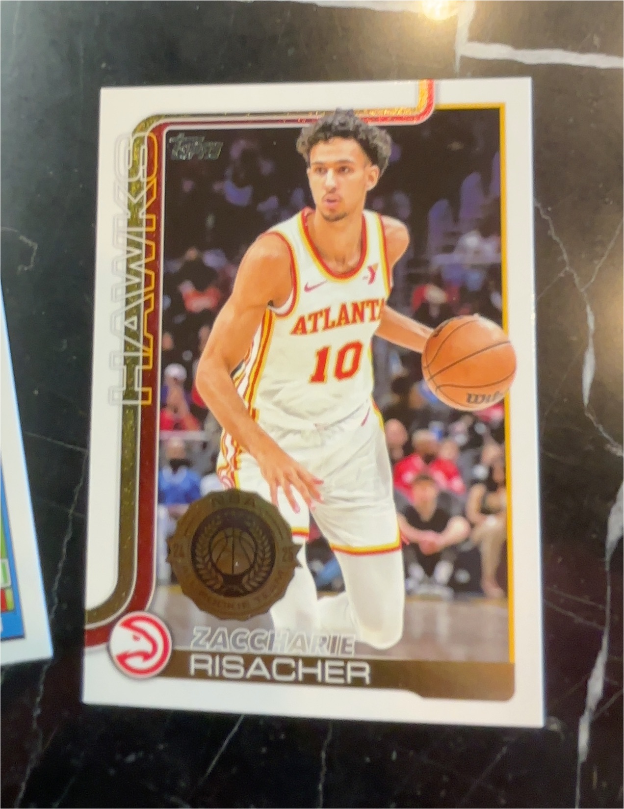 2024-25 Topps Basketball Zaccharie Risacher — front