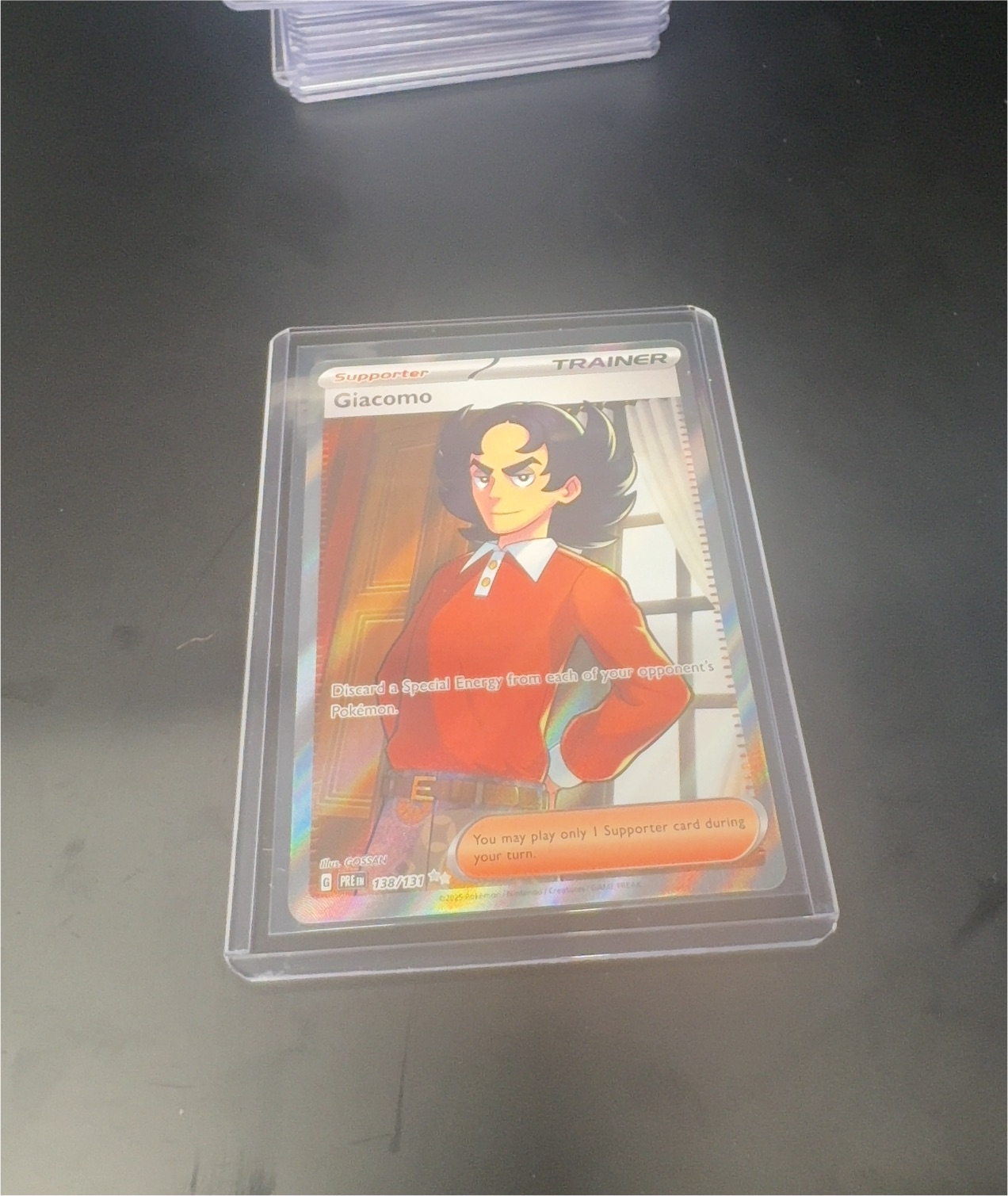 2025 Pokémon Prismatic Evolutions #138 Giacomo — front
