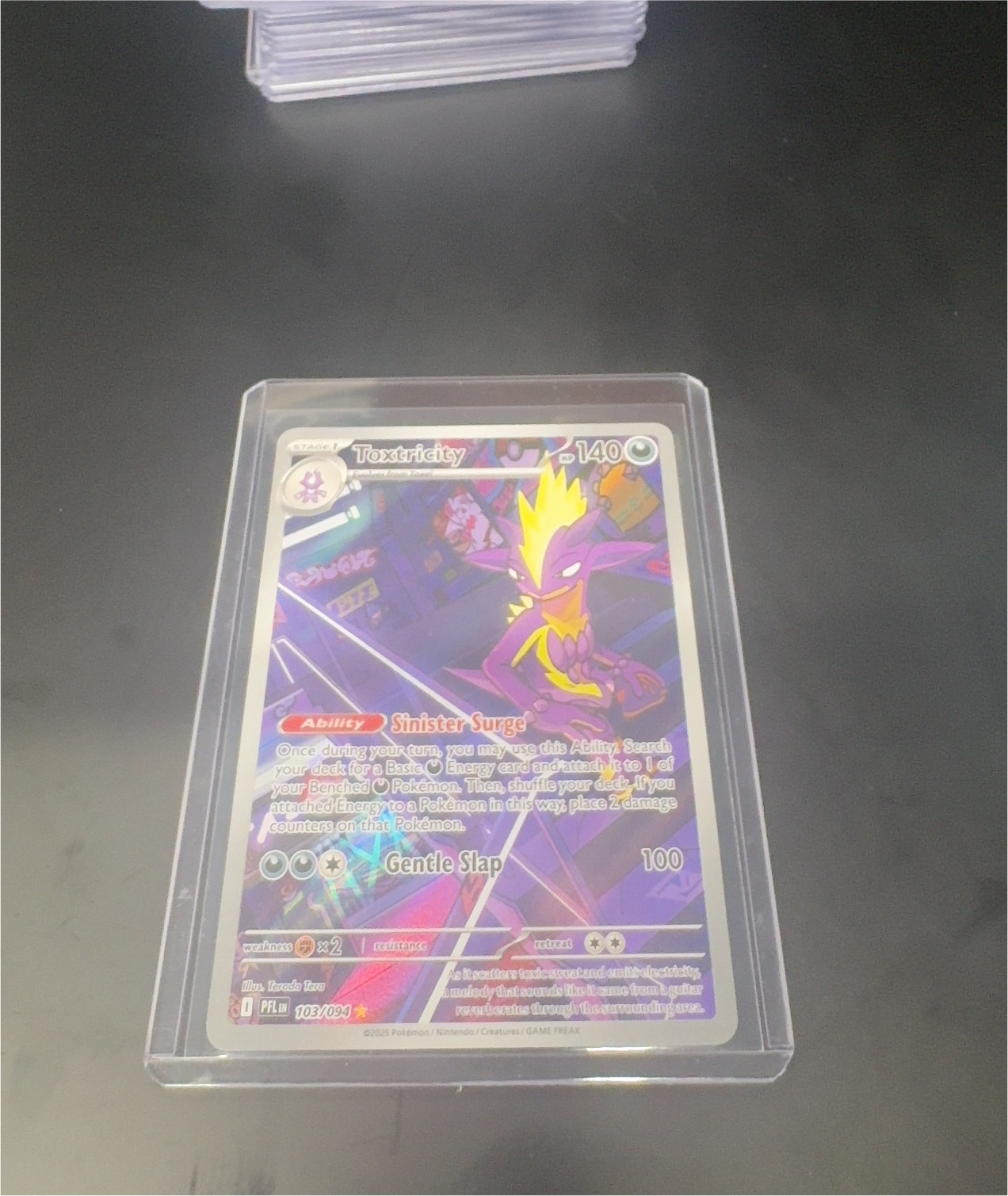 2025 Pokémon #103 Toxtricity — front