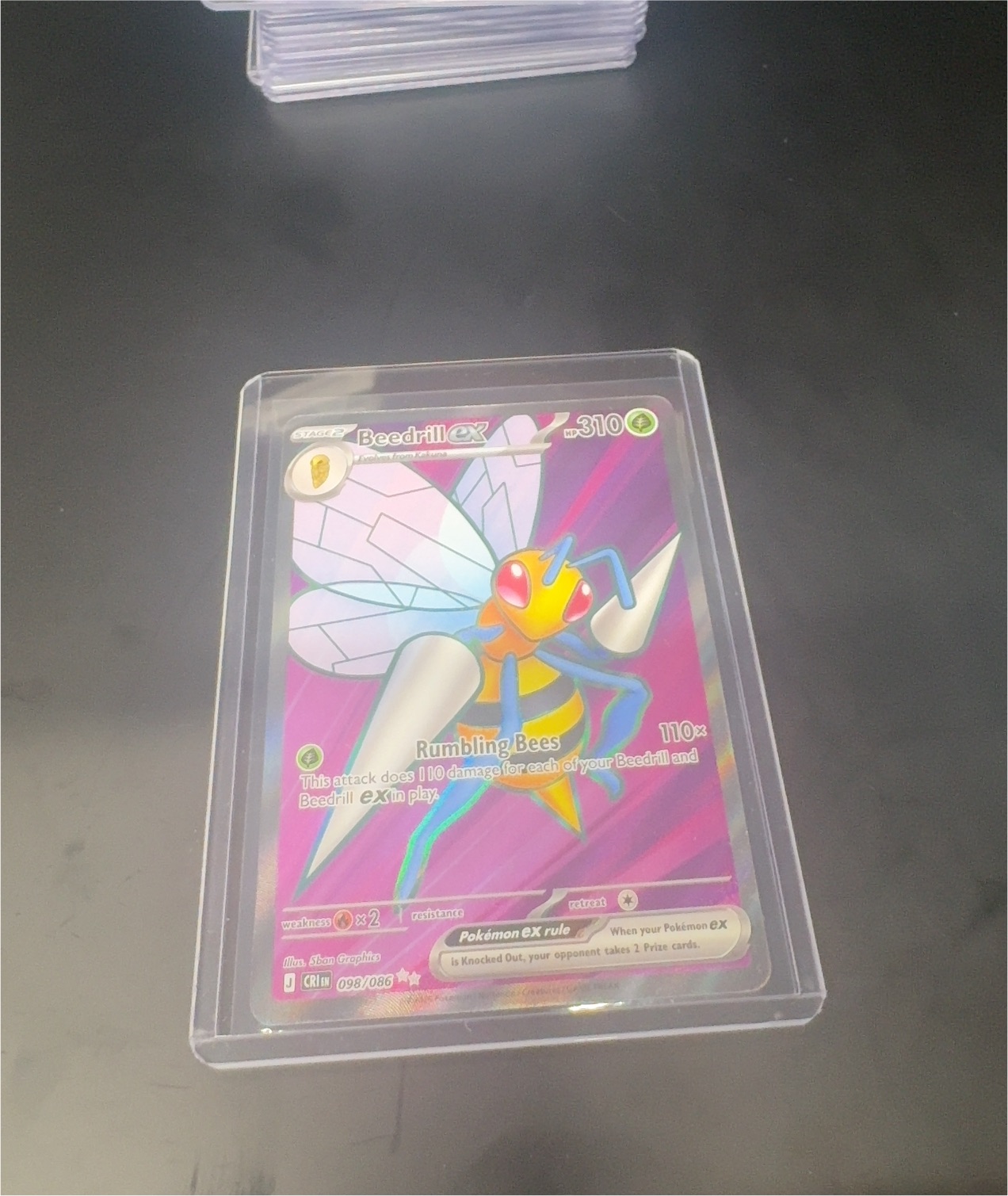 2024 Pokémon #098 Beedrill ex — front