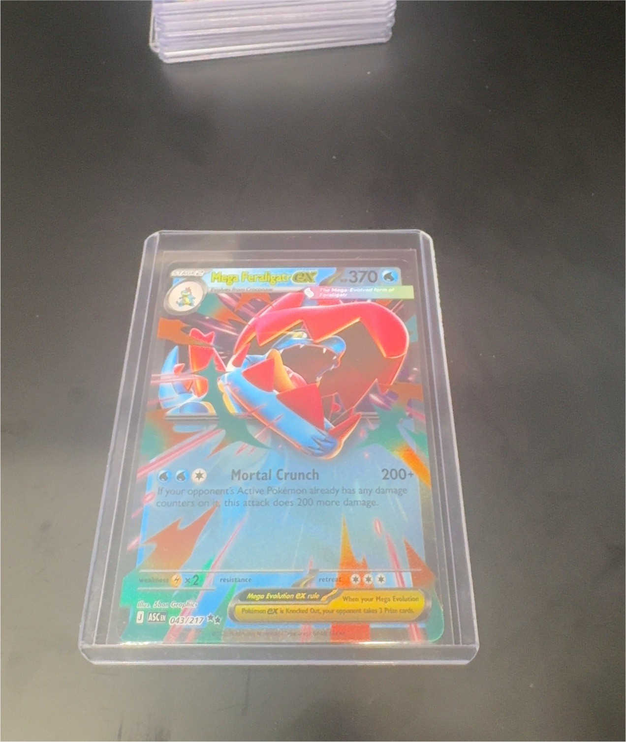 2026 Pokémon Ascended Heroes #043 Mega Feraligatr ex — front