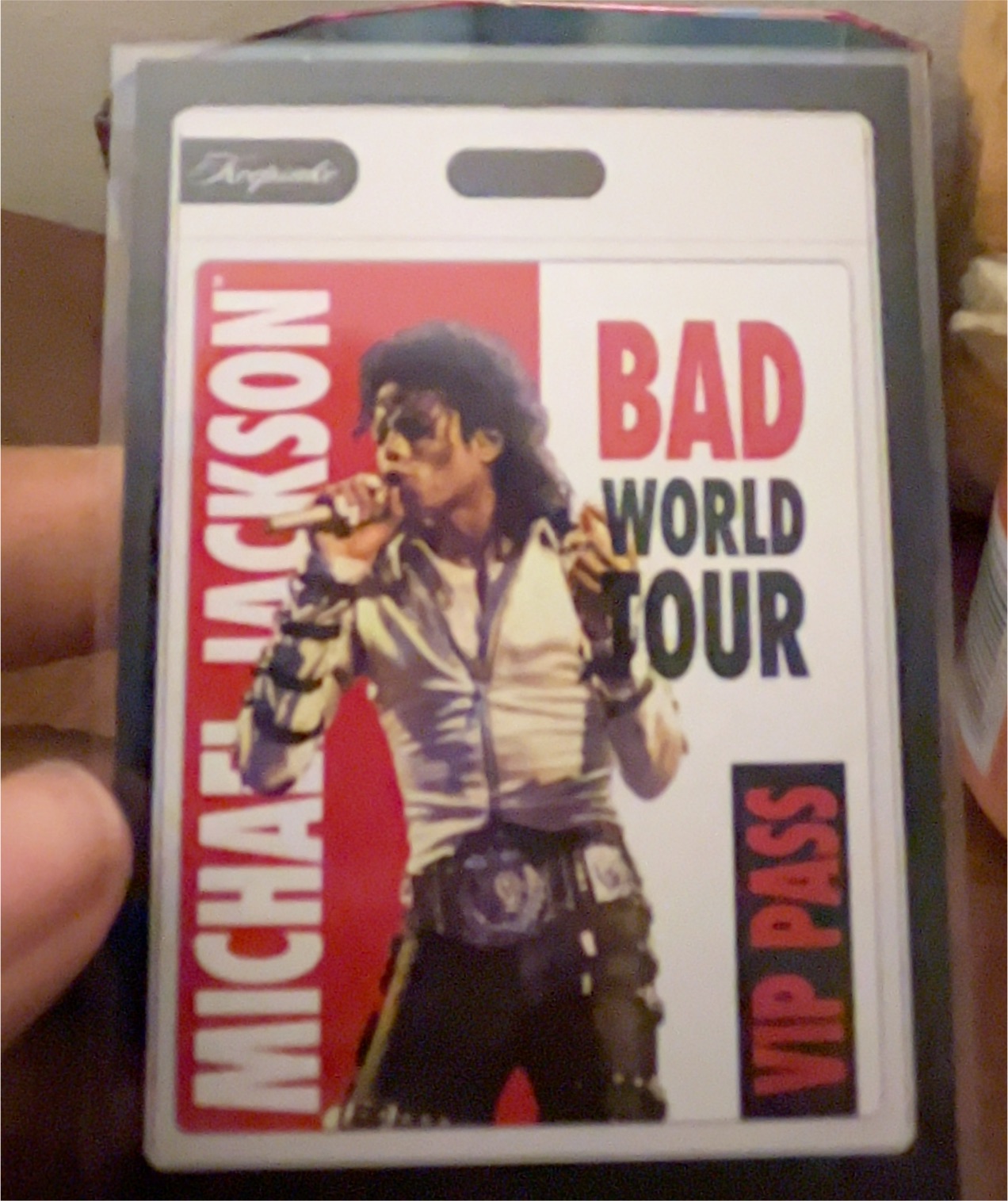 1988 Imperial Michael Jackson Bad World Tour — front