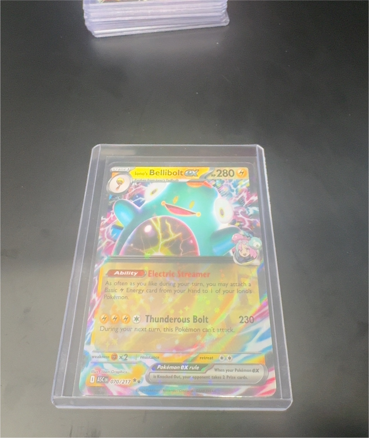 2025 Pokémon #070 Iono's Bellibolt ex — front