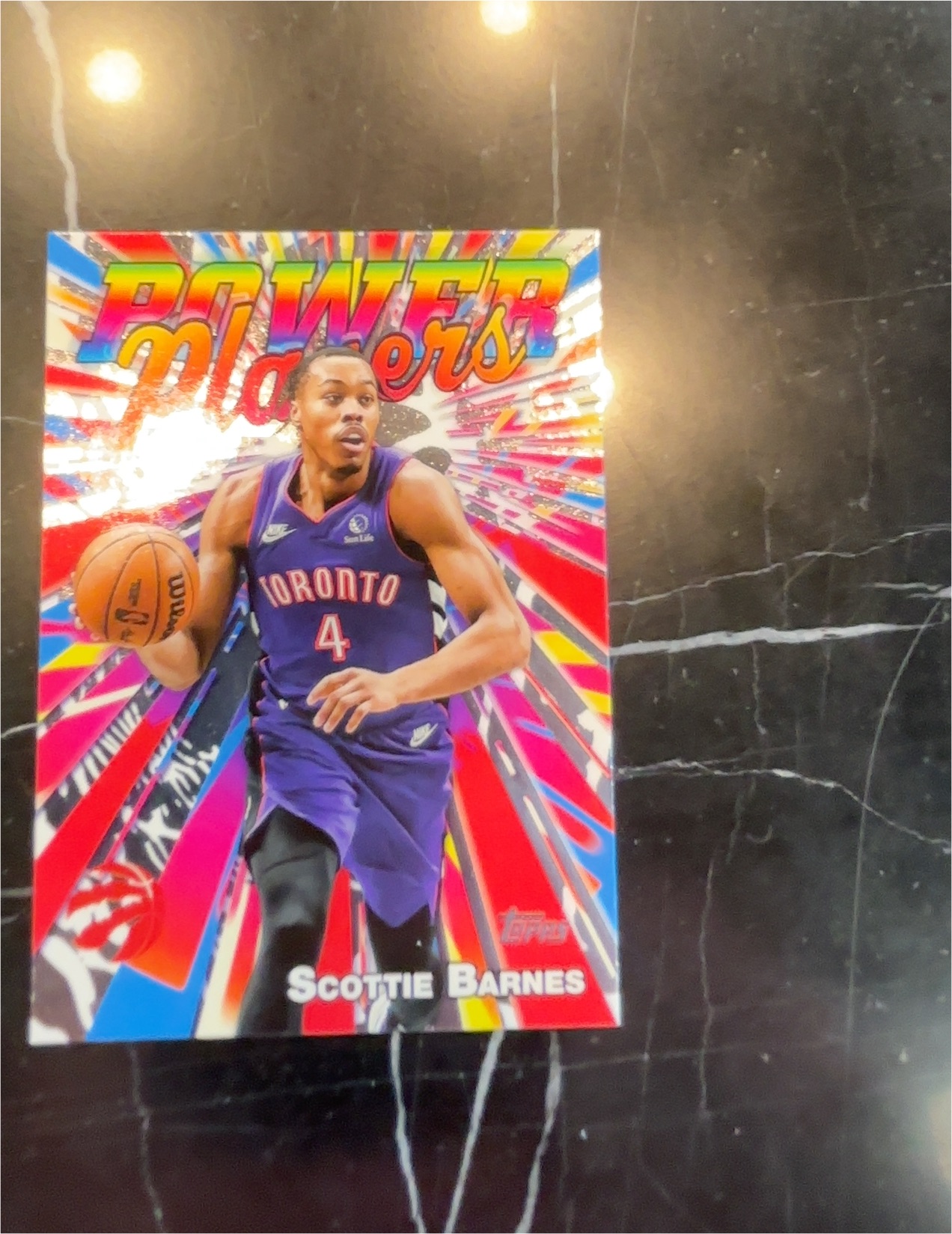 2021-22 Donruss Power in the Paint #18 Scottie Barnes — front