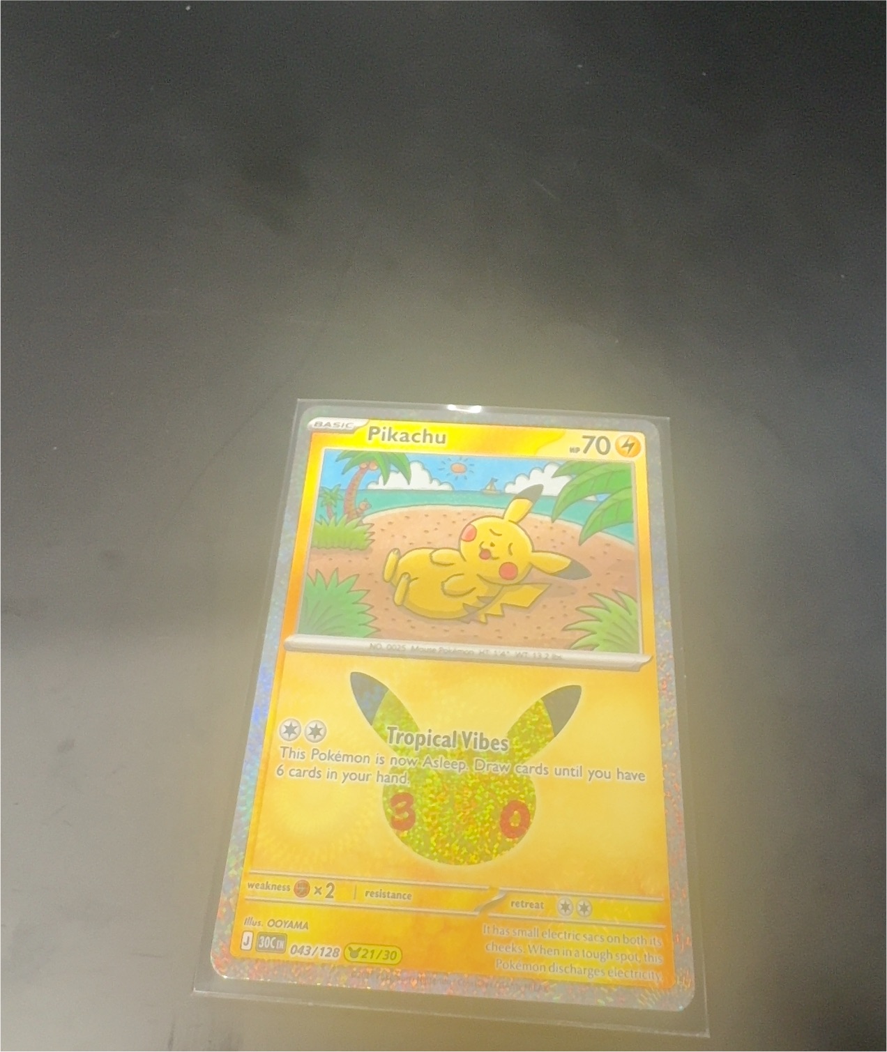 2026 Pokémon 30th Anniversary Collection #043 Pikachu — front