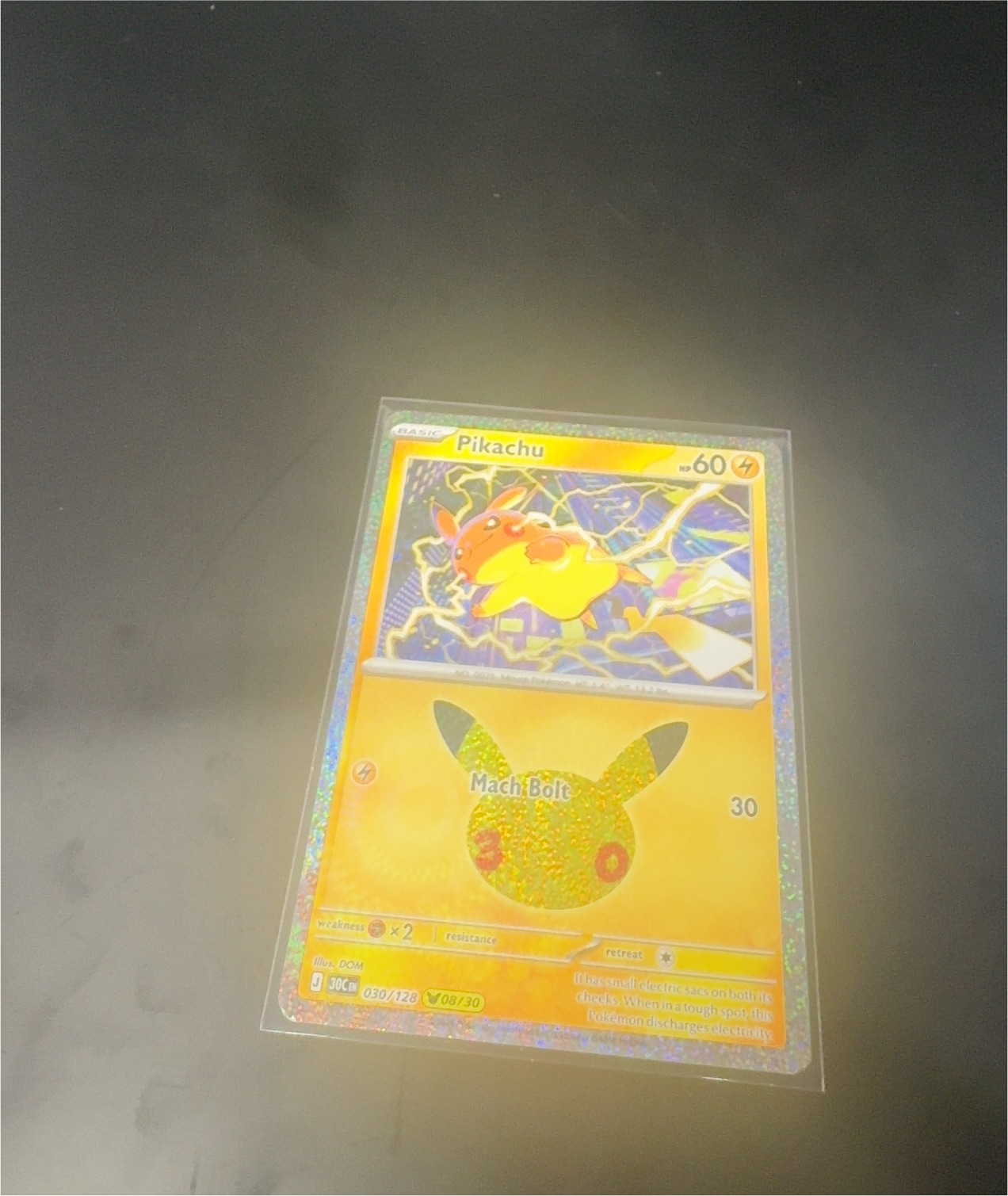 2025 Pokémon 30th Anniversary #030 Pikachu — front