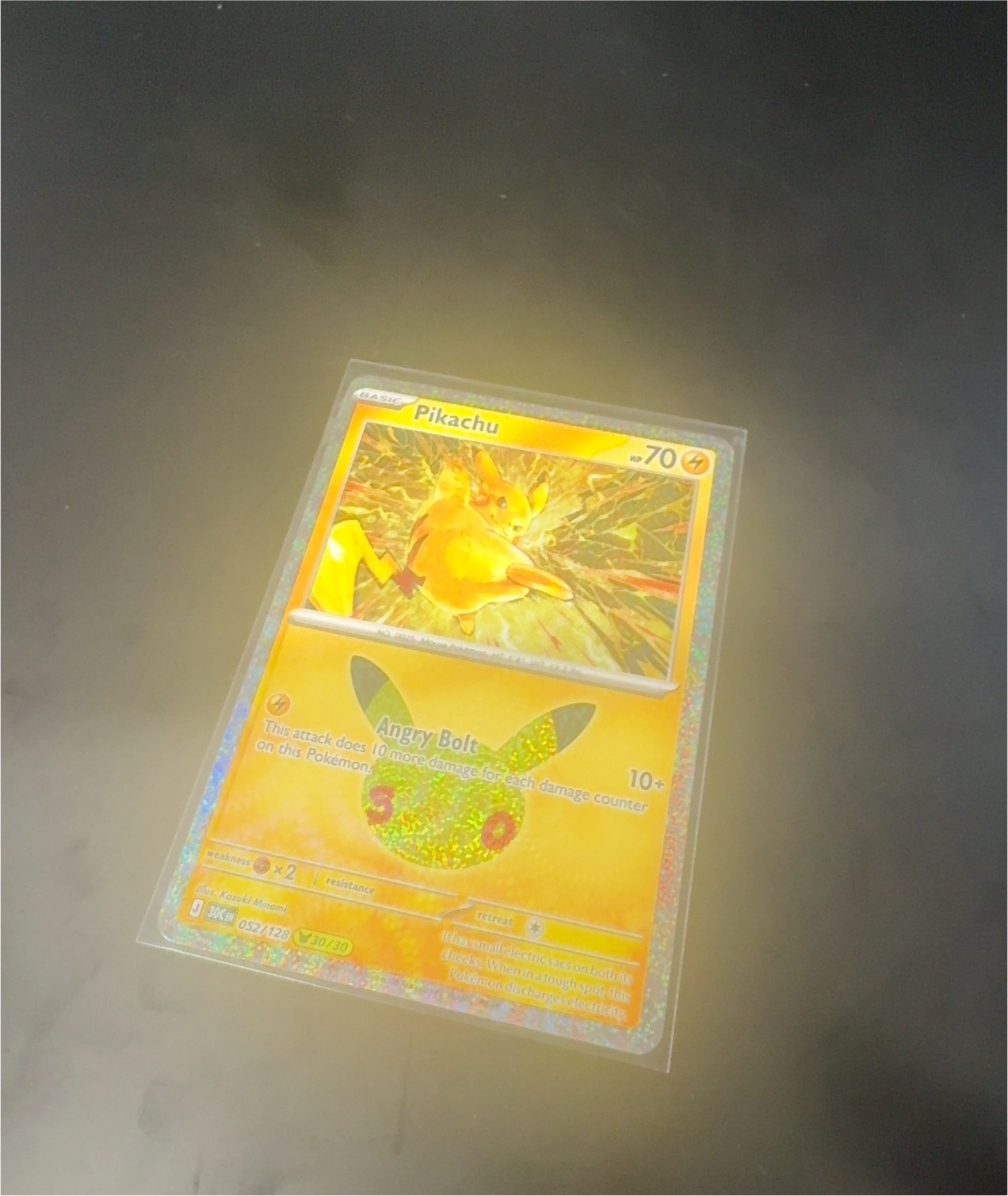 2025 Pokémon Pikachu #052 — front