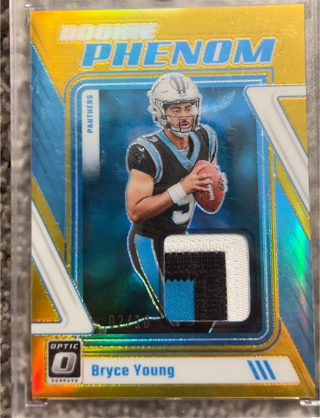 2023 Donruss Optic Rookie Phenoms Gold #RP-BY Bryce Young — front