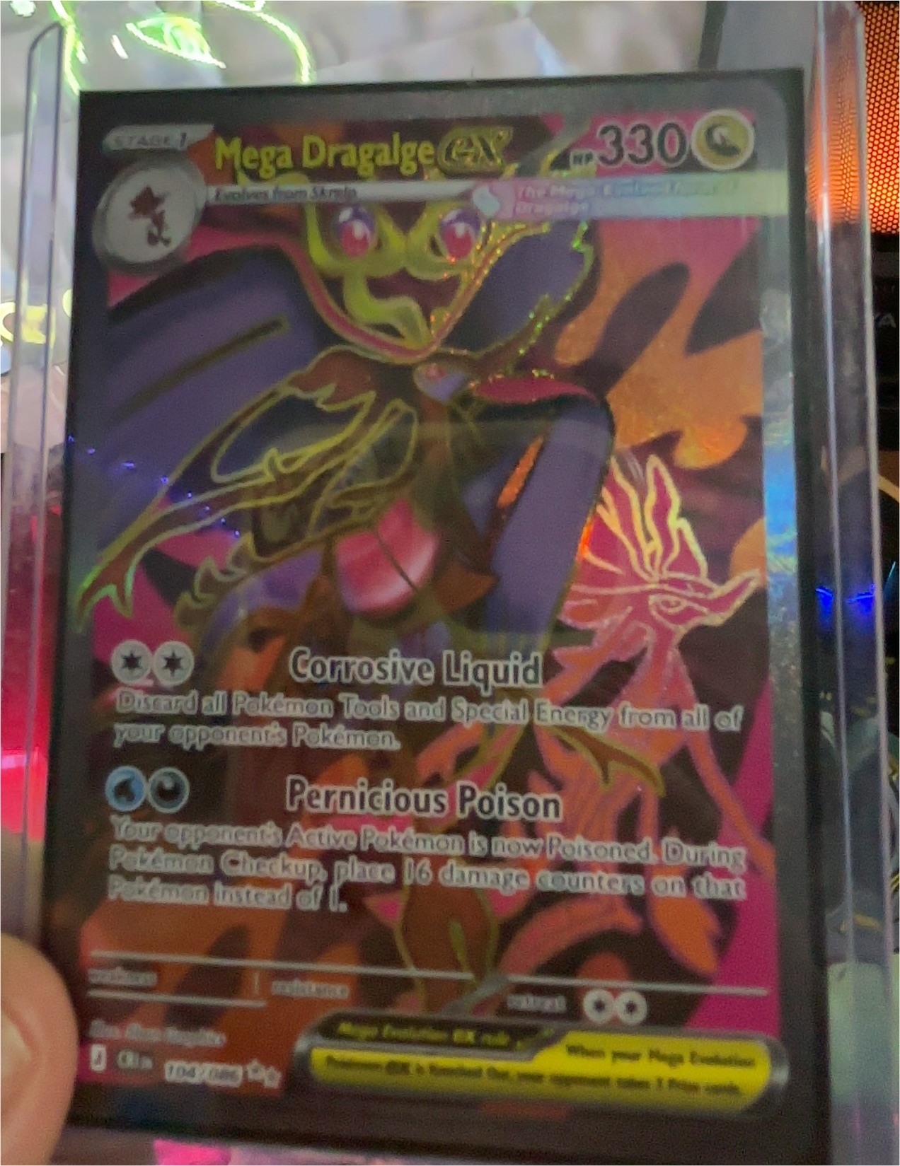 2026 Pokémon #004 Mega Dragalge ex — front