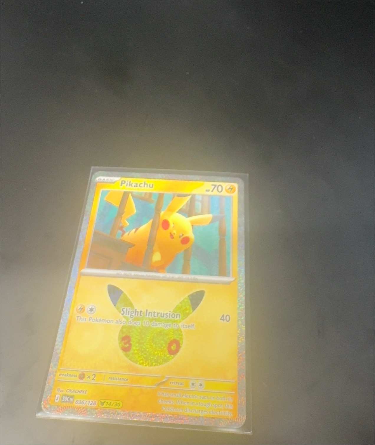 2026 Pokémon 30th Anniversary #036 Pikachu — front