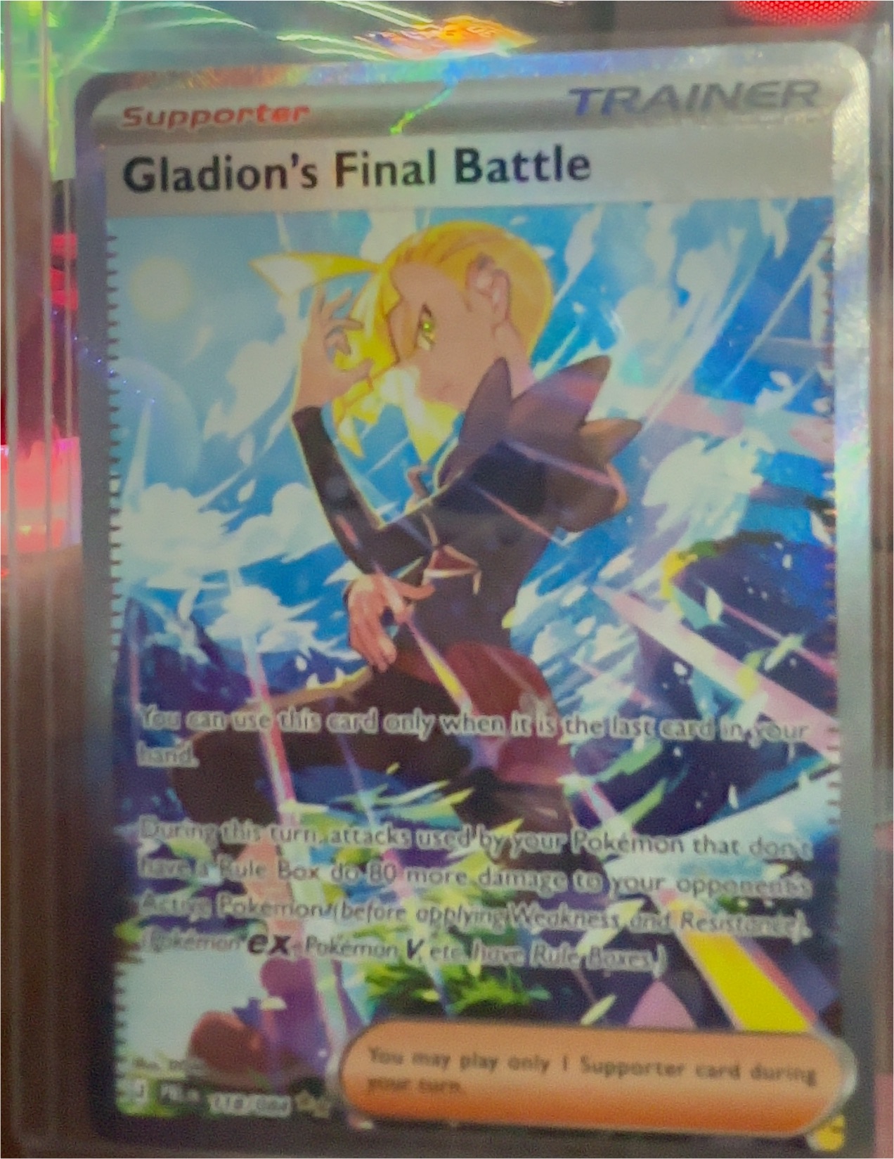 2025 Pokémon Destined Rivals #196 Gladion's Final Battle — front