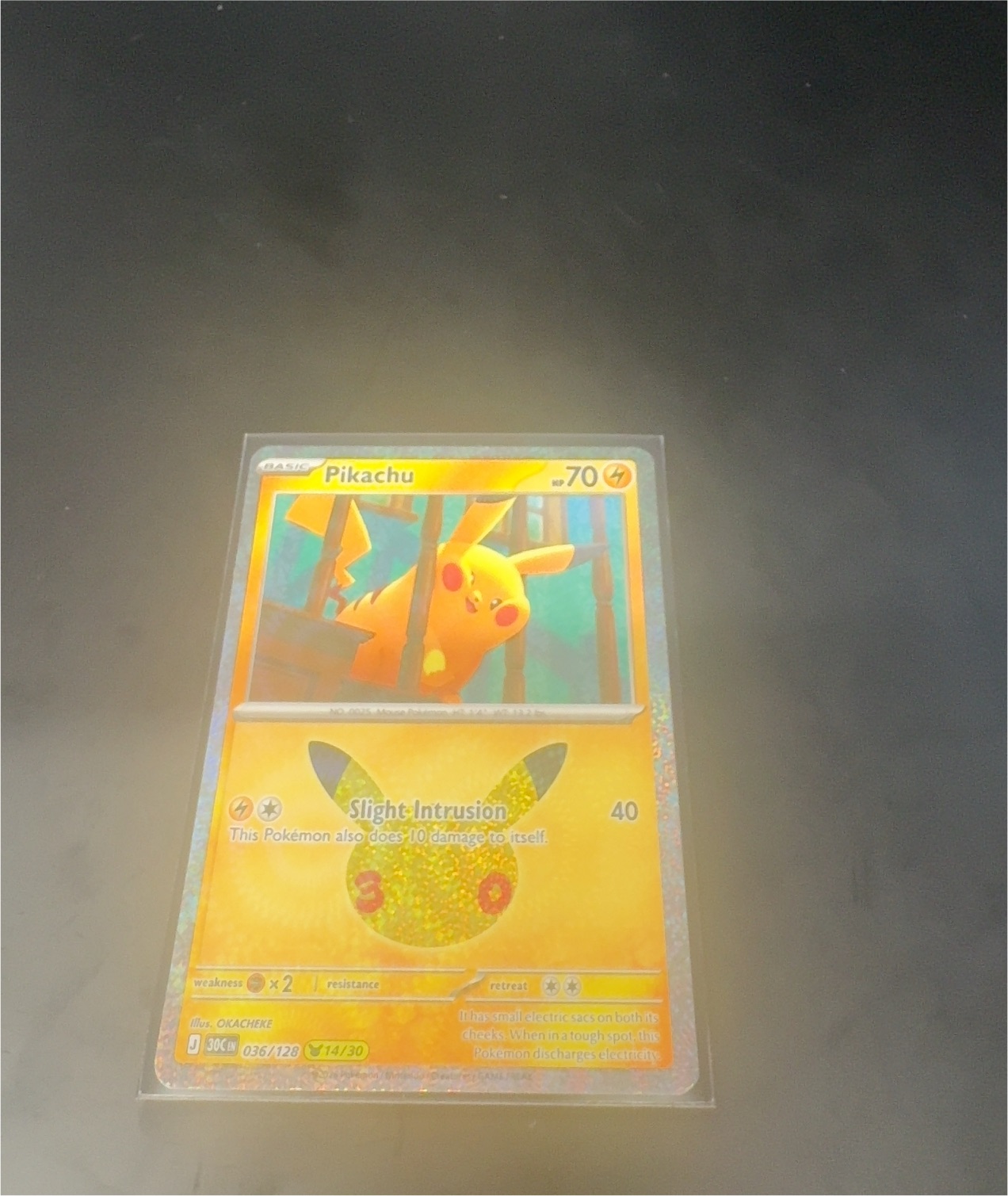 2026 Pokémon 30th Anniversary #036 Pikachu — front