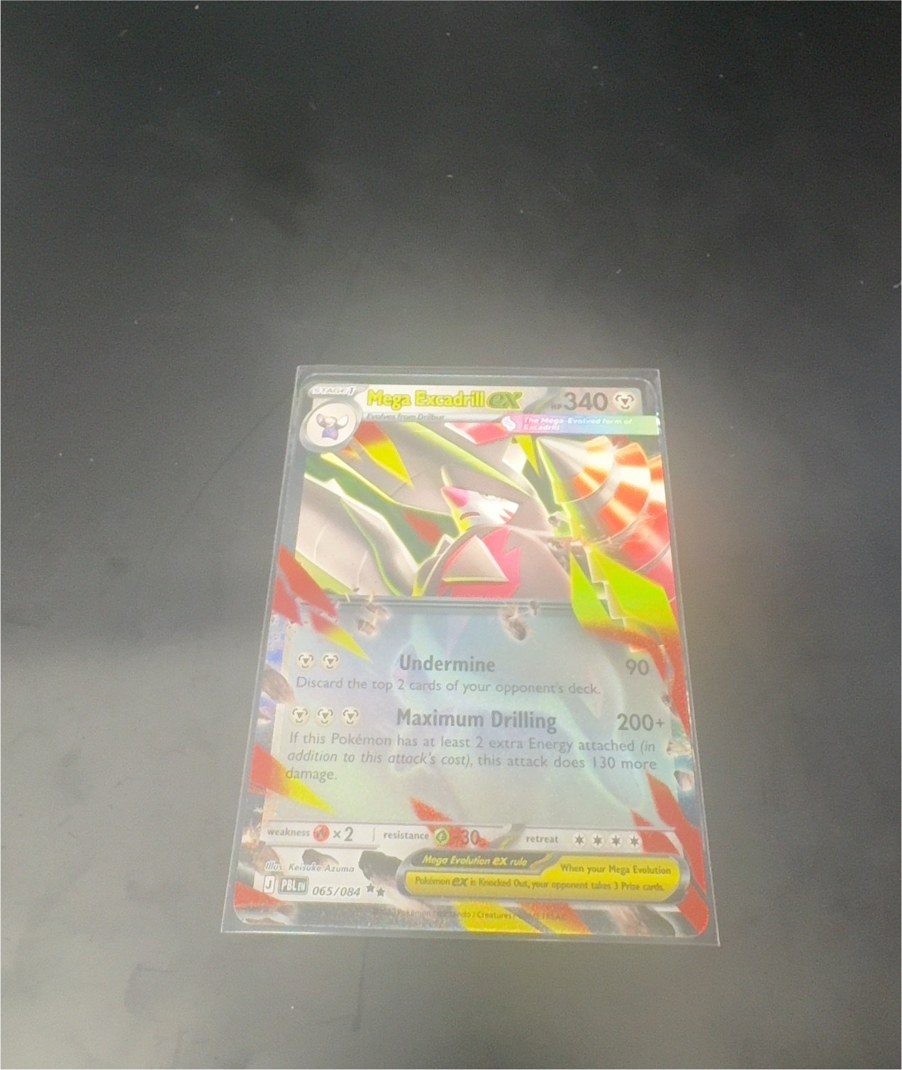 2026 Pokémon #065 Mega Excadrill ex — front