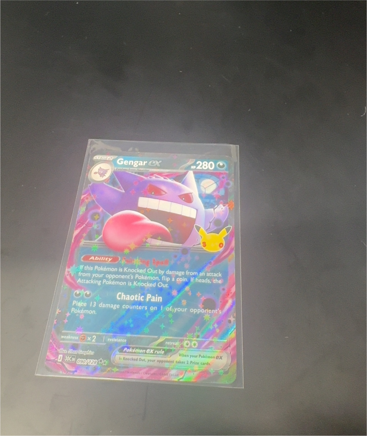 2025 Pokémon #090 Gengar ex — front