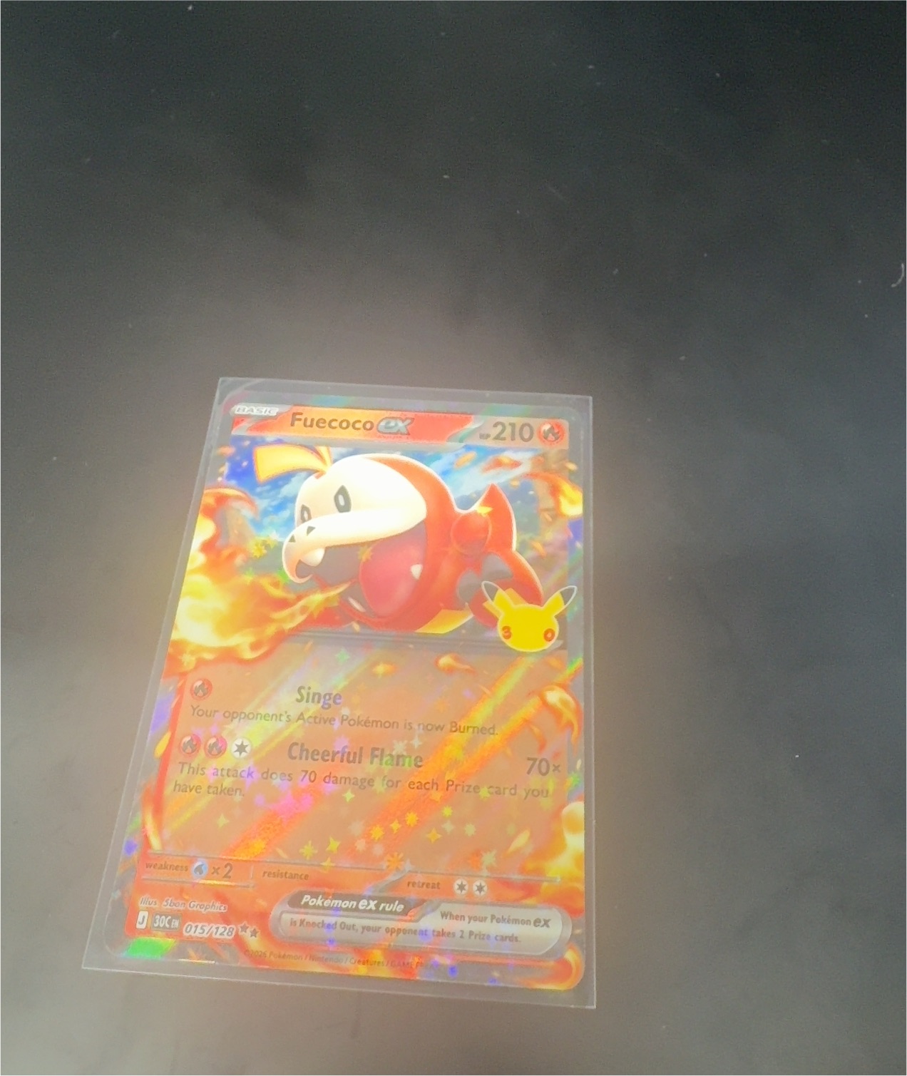 2026 Pokémon #015 Fuecoco ex — front