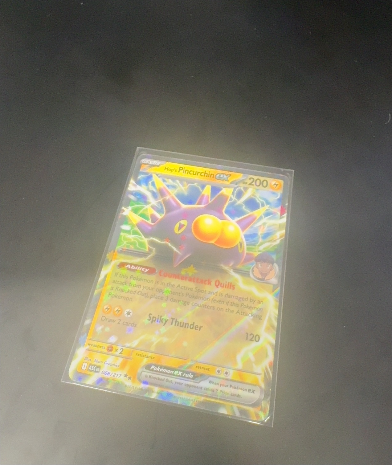2026 Pokémon Ascended Heroes #068 Hop's Pincurchin ex — front