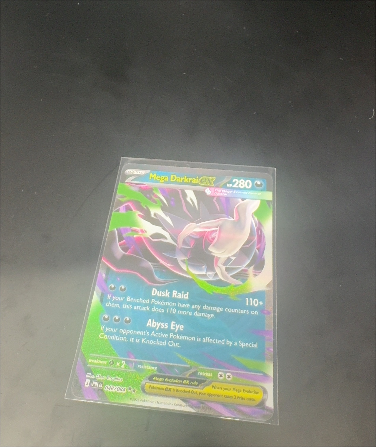 2026 Pokémon Mega Evolution—Perfect Order #048 Mega Darkrai ex — front