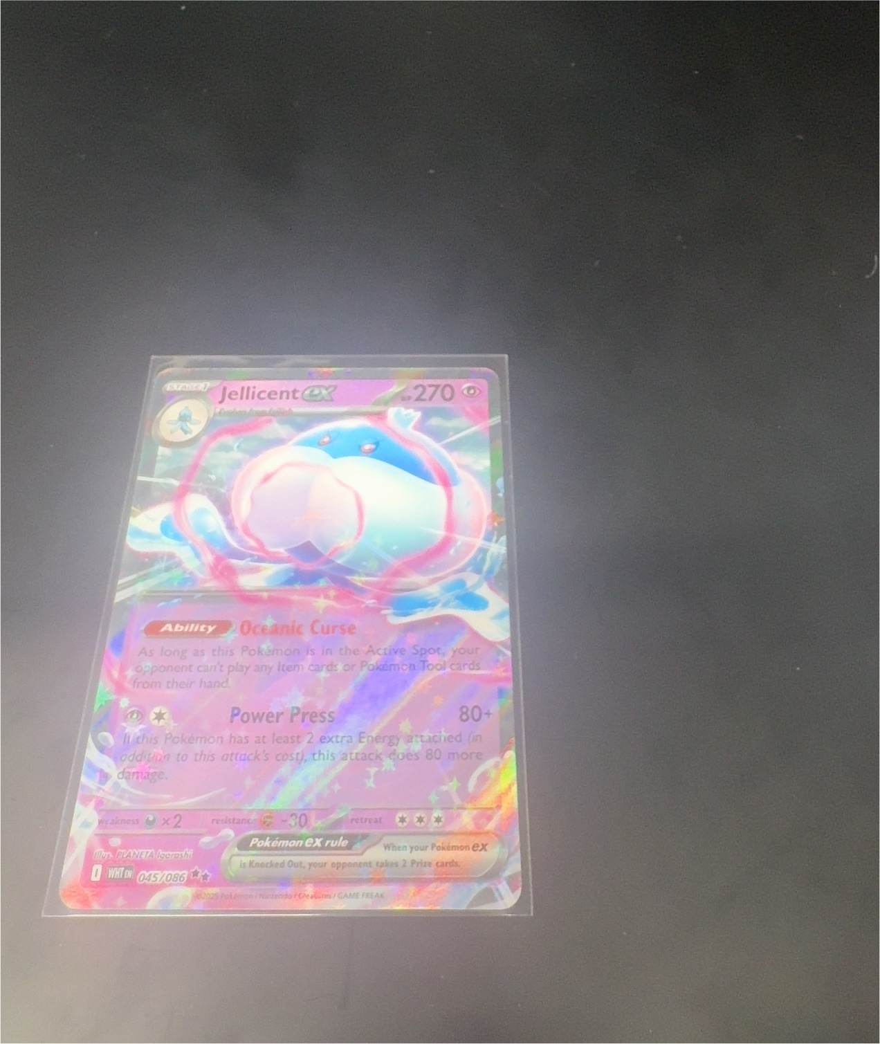 2025 Pokémon White Flare #045 Jellicent ex — front