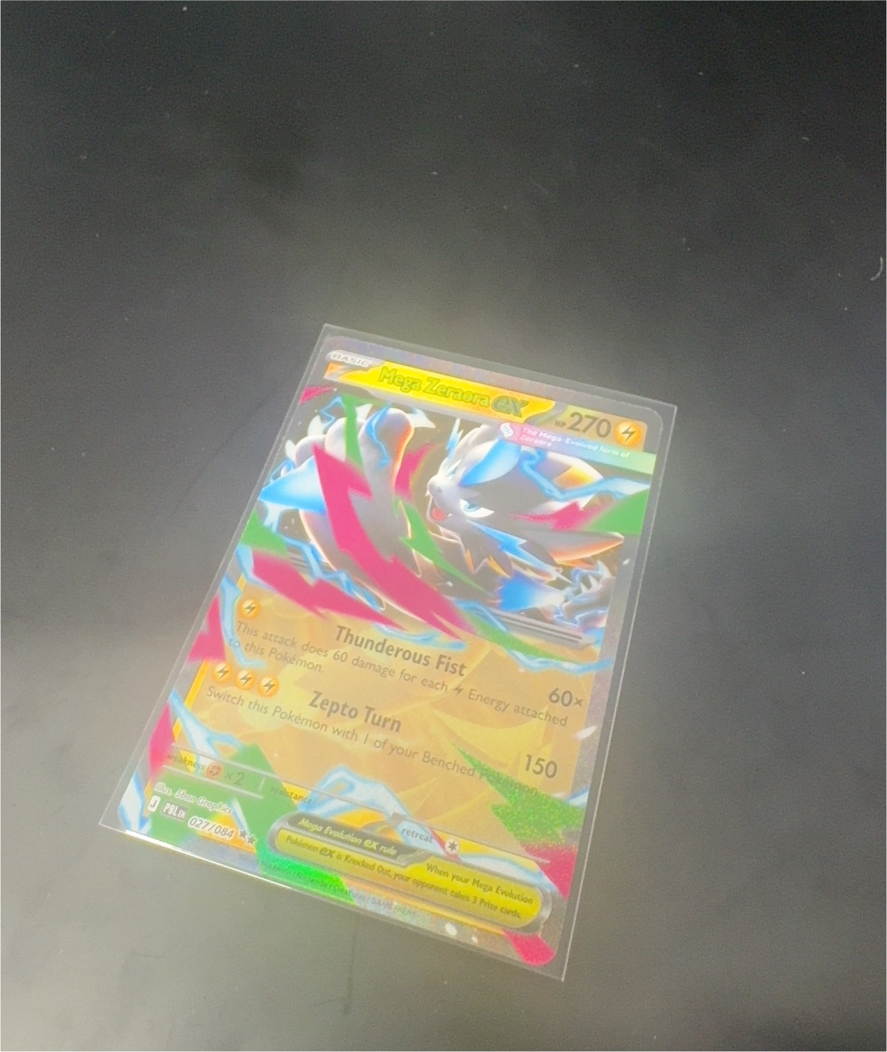 2025 Pokémon Mega Evolution #027 Mega Zeraora ex — front