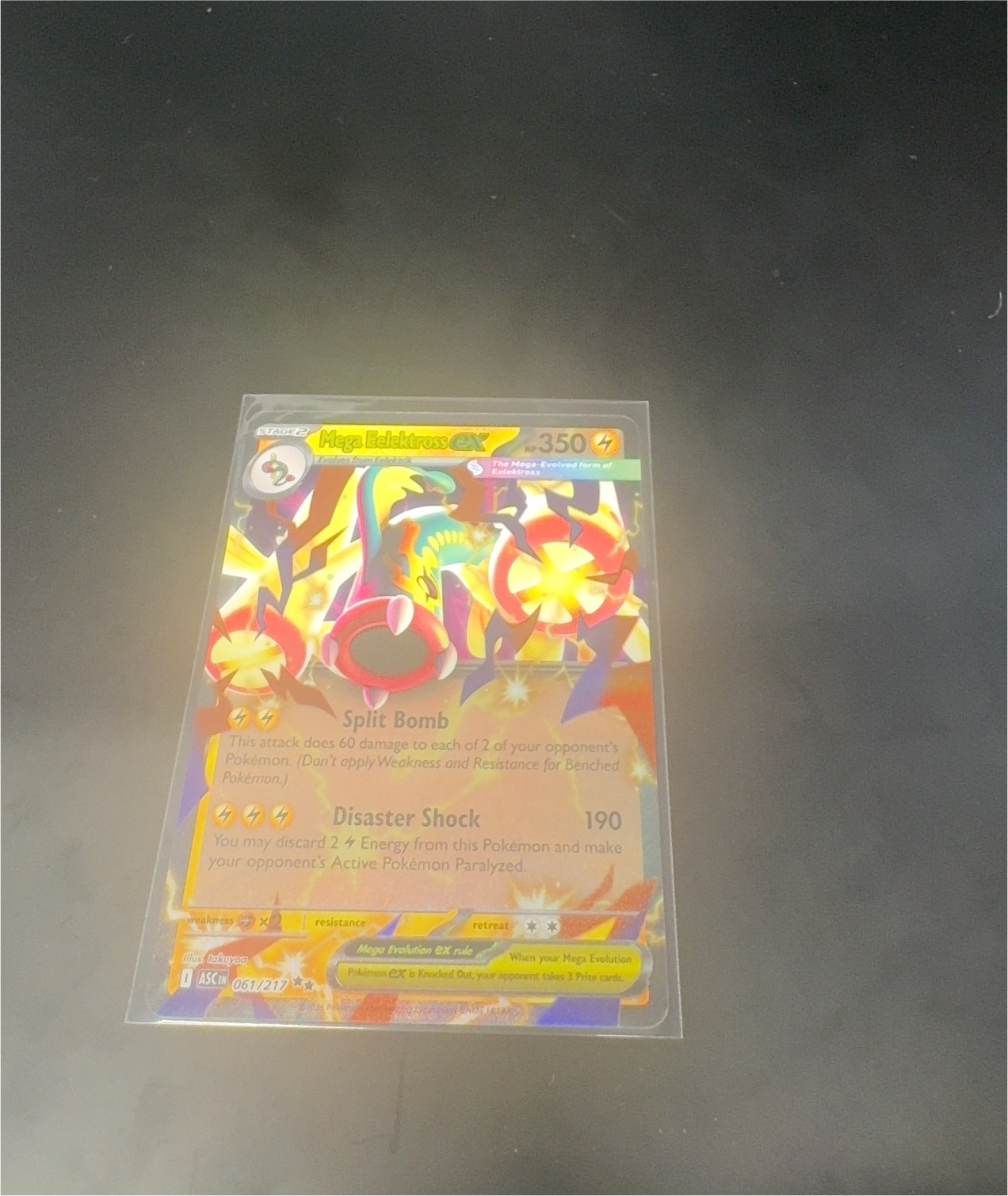 2026 Pokémon #061 Mega Eelektross ex — front