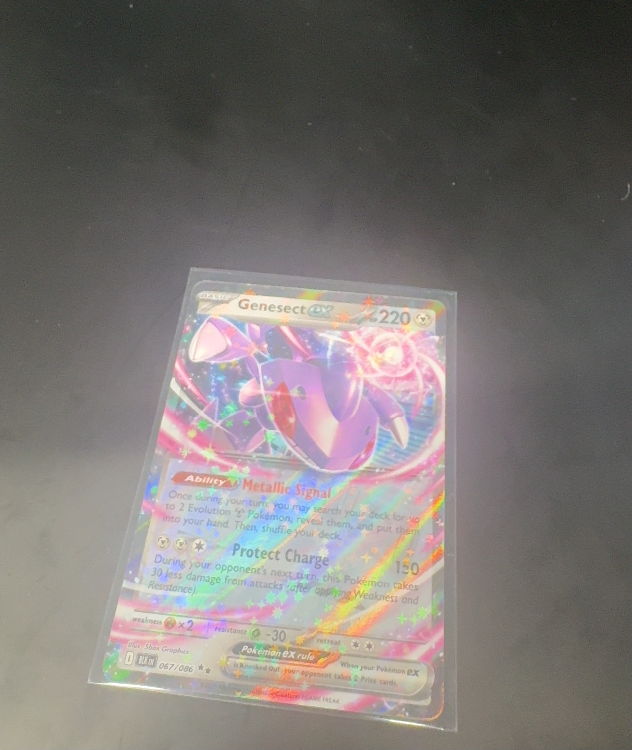 2025 Pokémon Black Bolt #067 Genesect ex — front